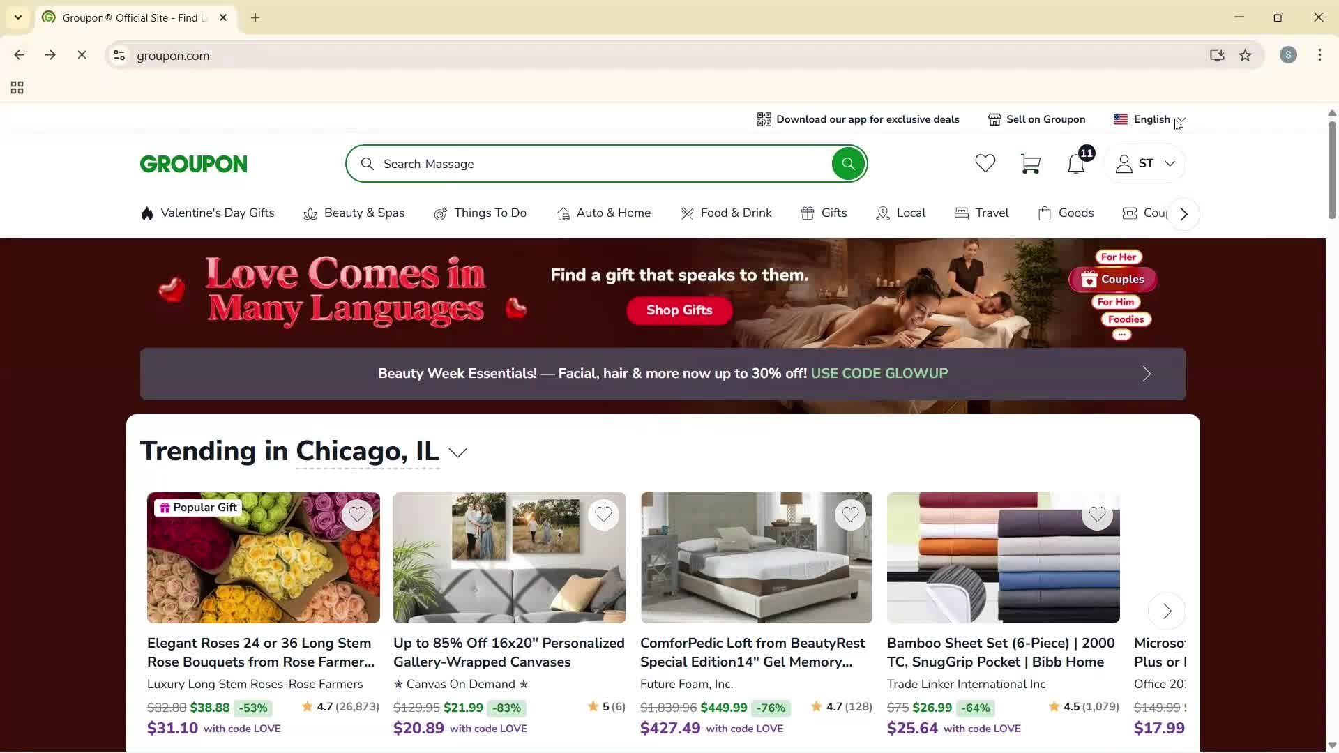 General browsing screenshot