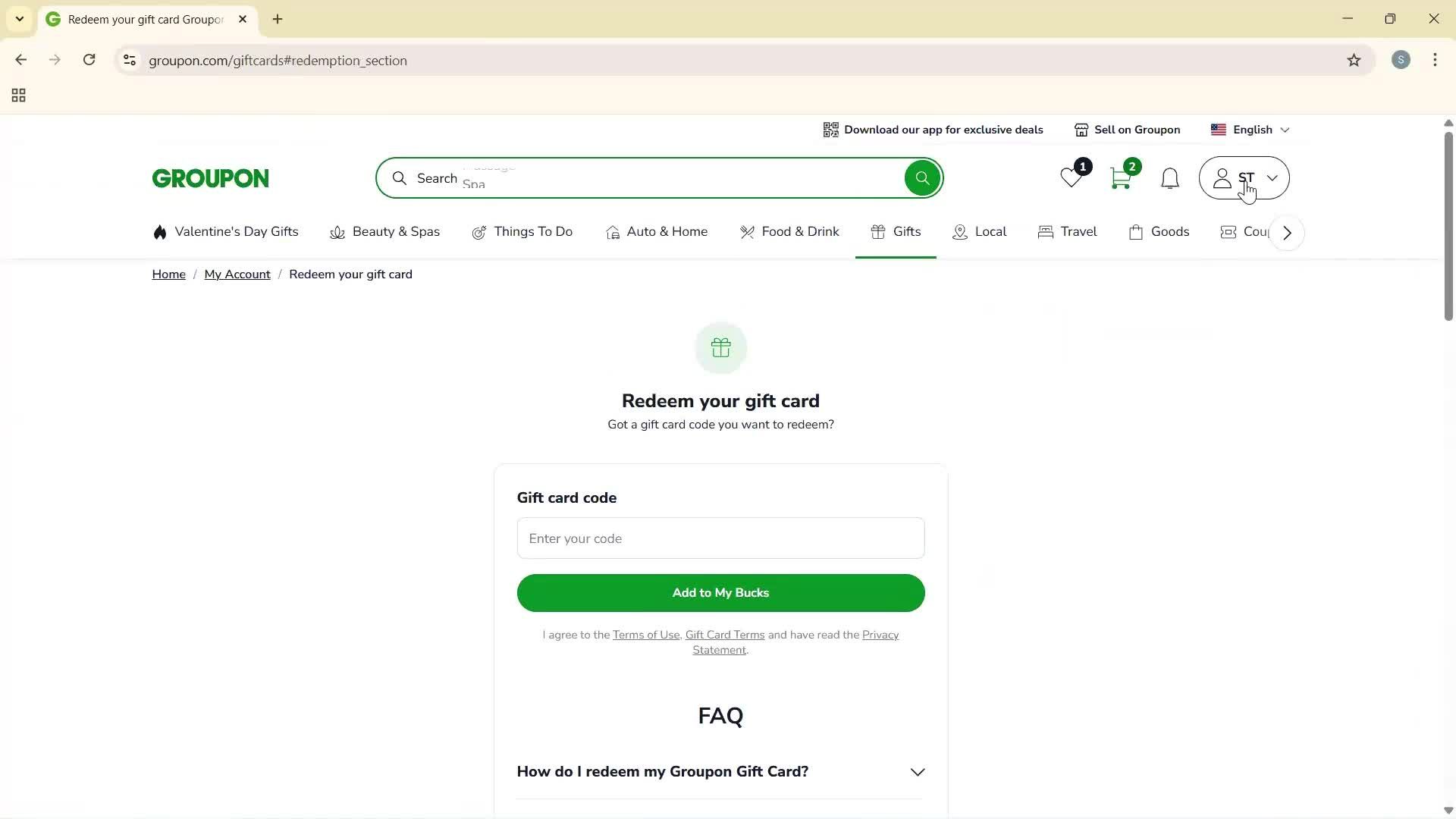 General browsing screenshot