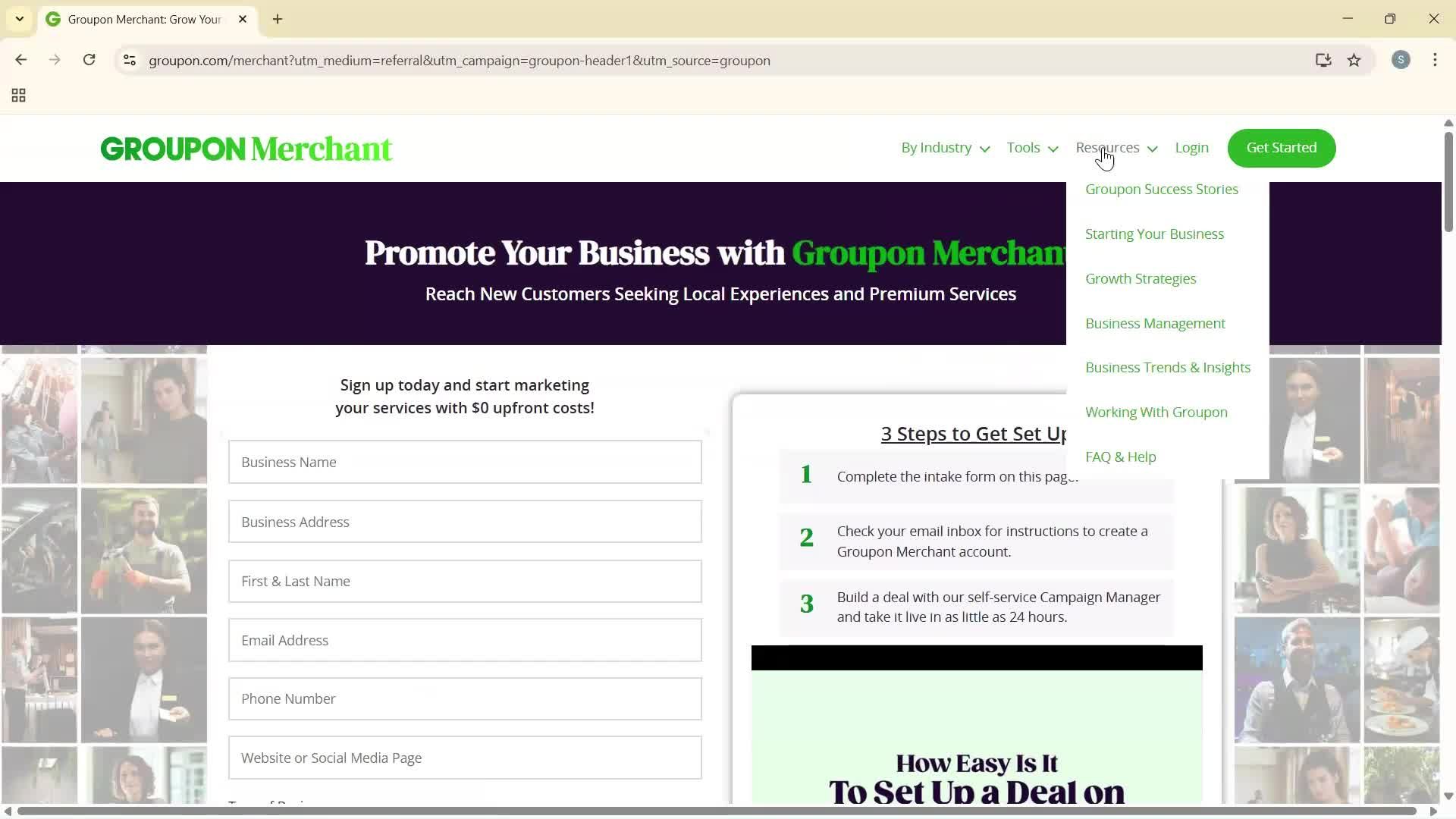 General browsing screenshot
