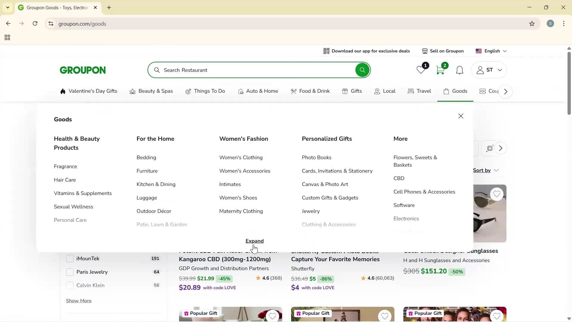 General browsing screenshot