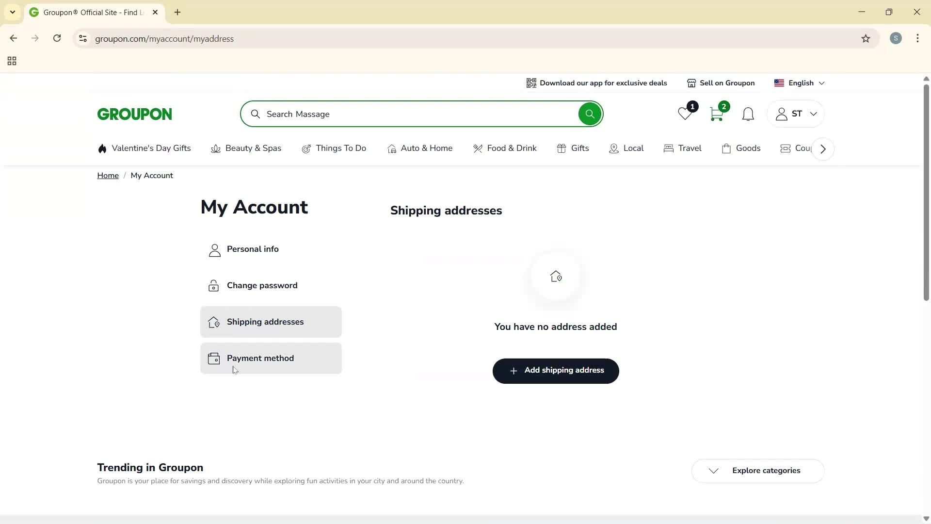 General browsing screenshot