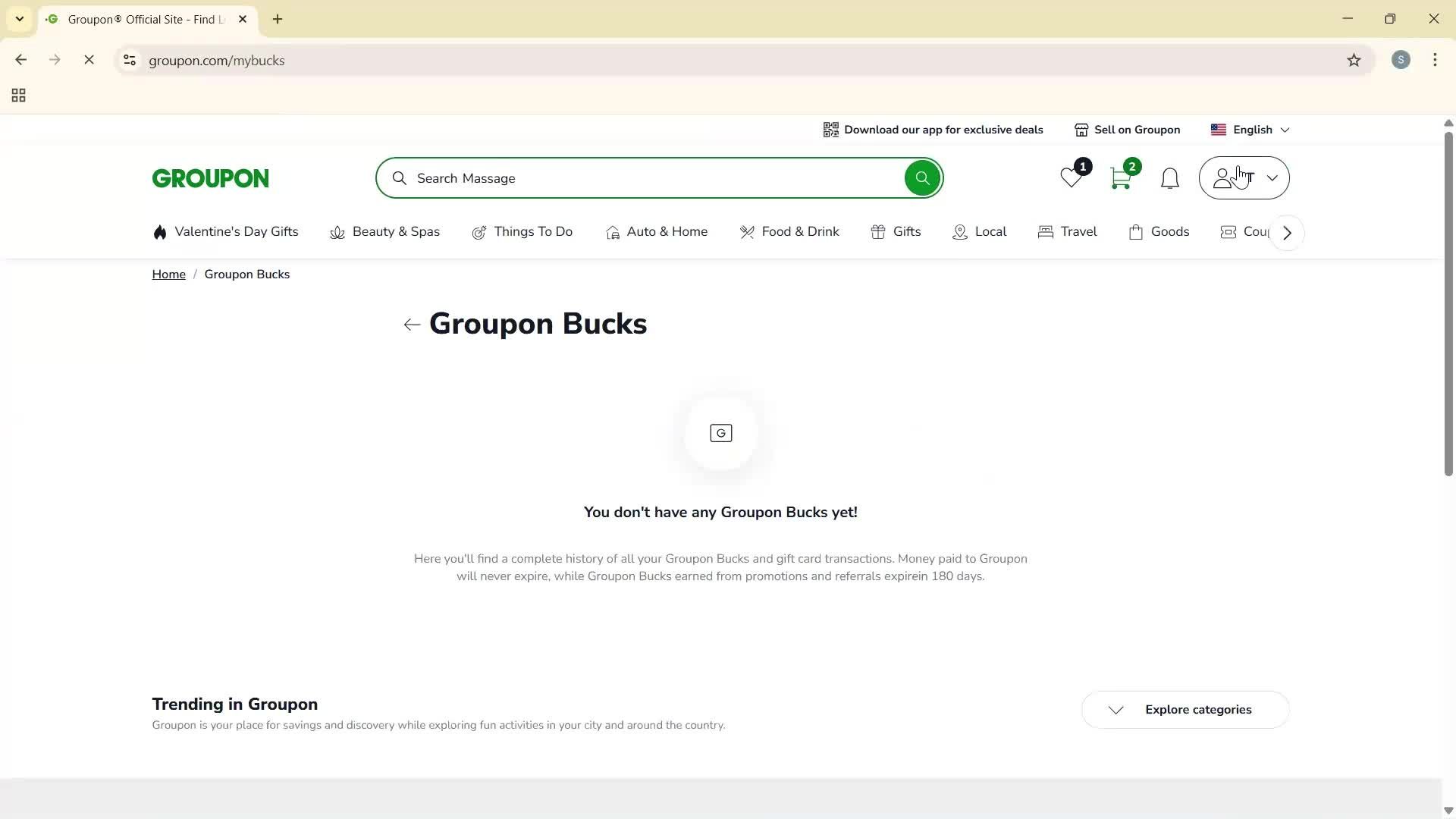 General browsing screenshot