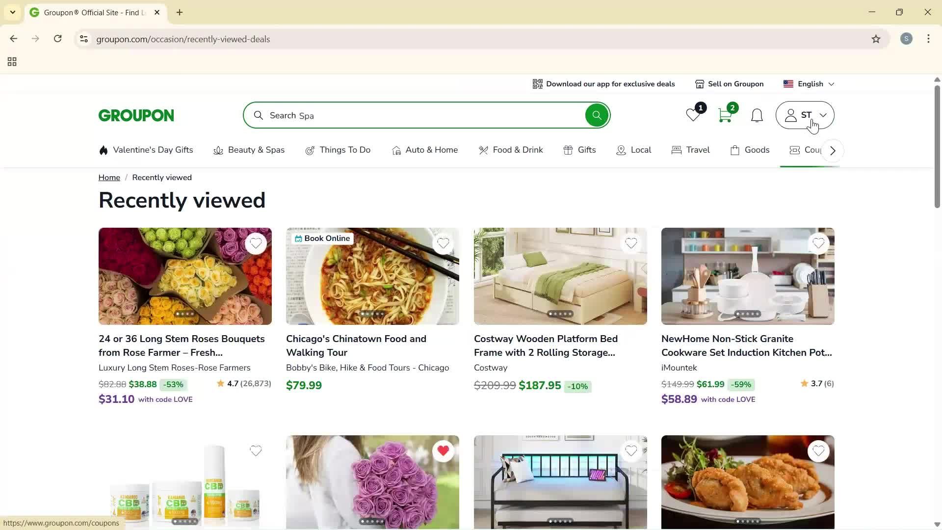 General browsing screenshot