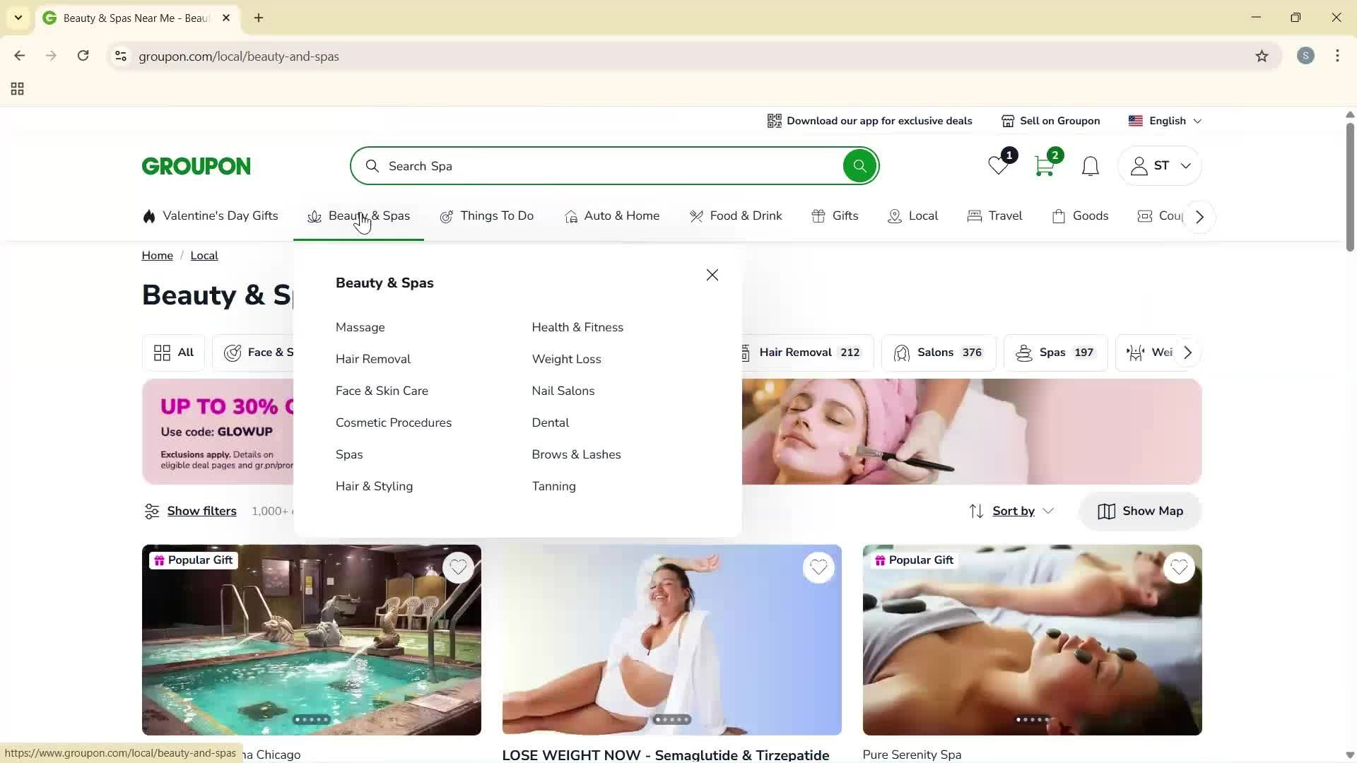 General browsing screenshot