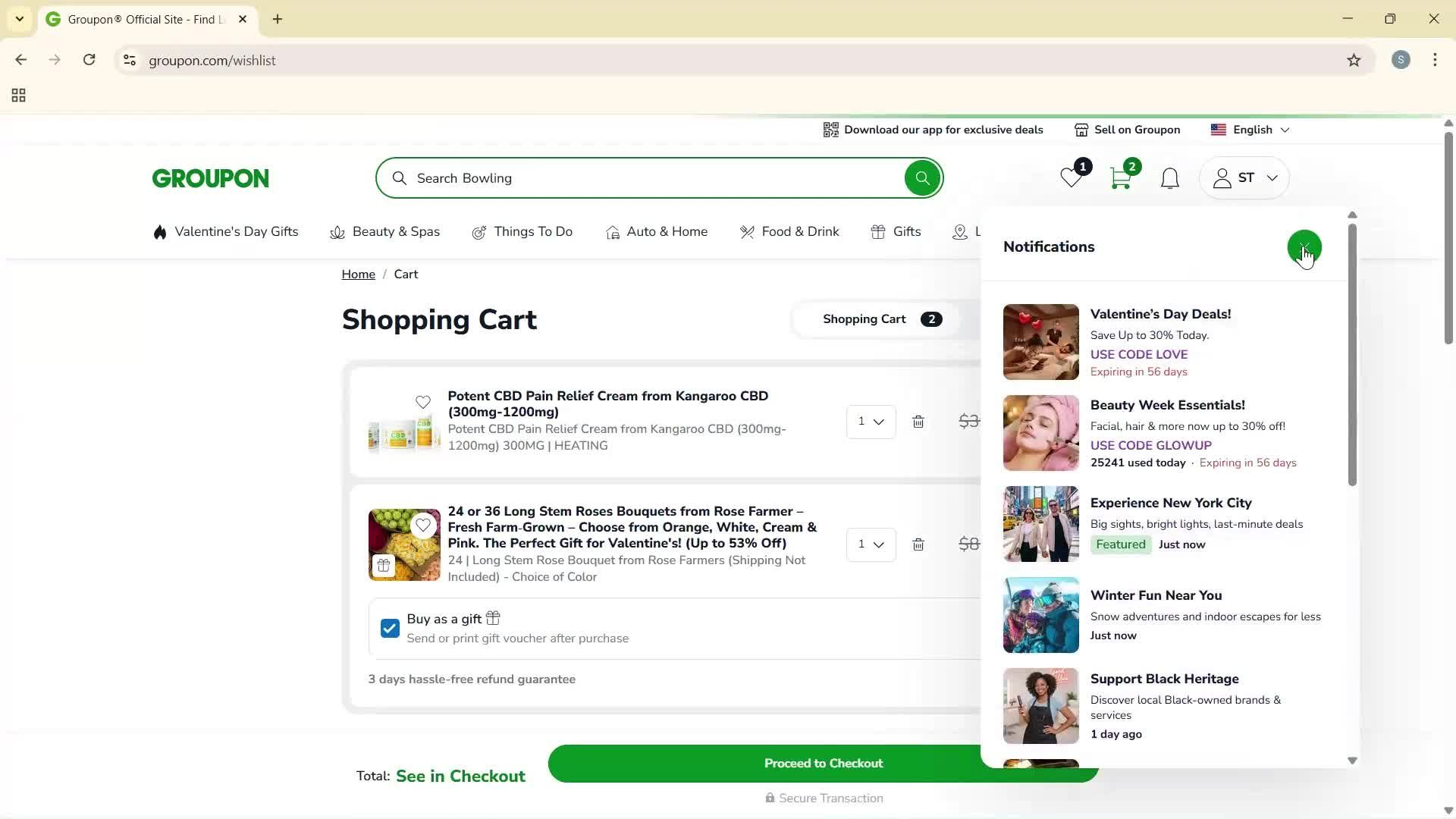 General browsing screenshot