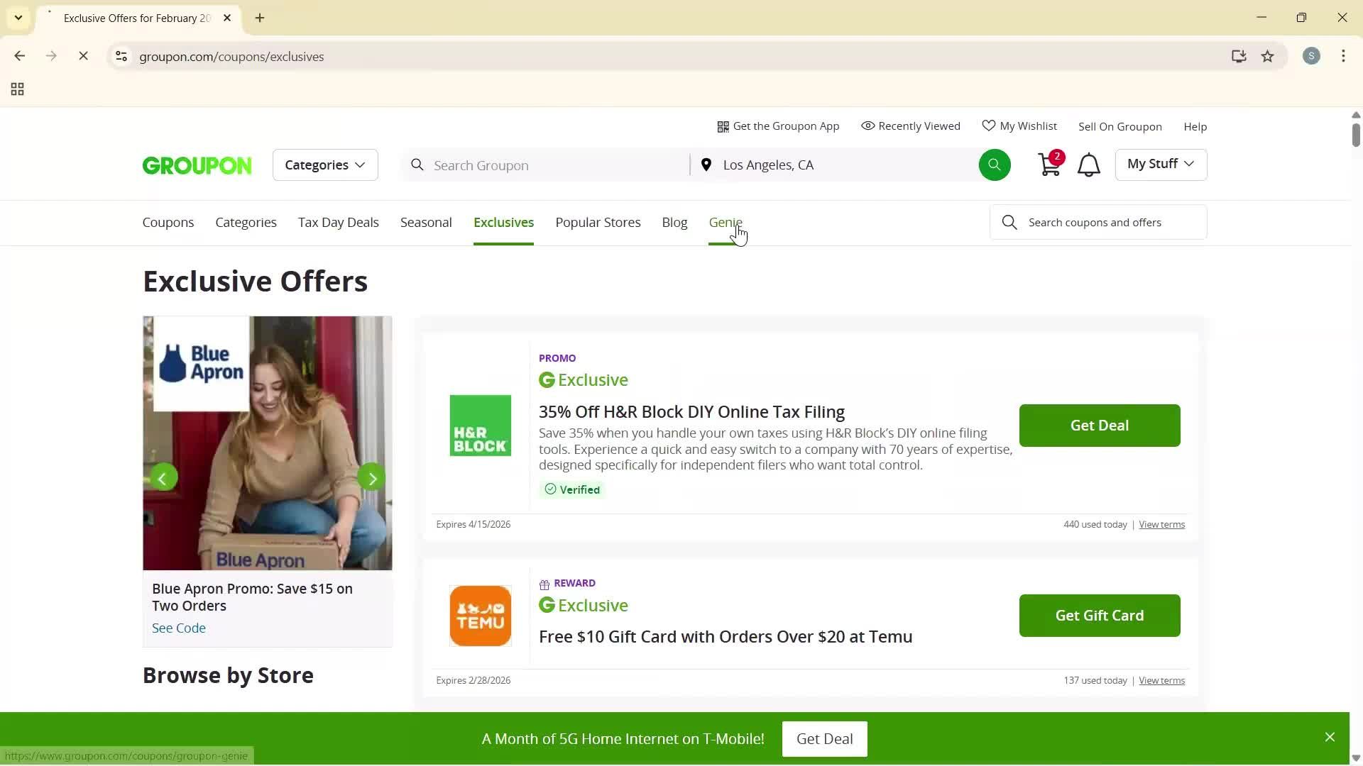 General browsing screenshot