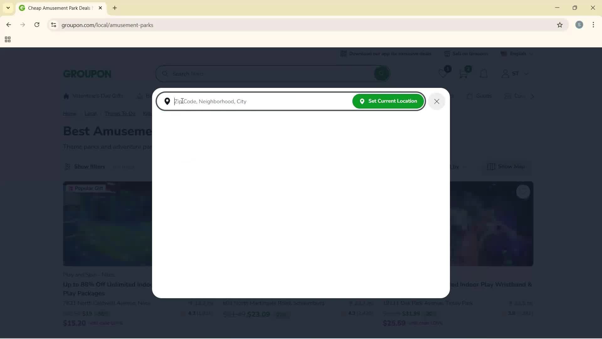 General browsing screenshot