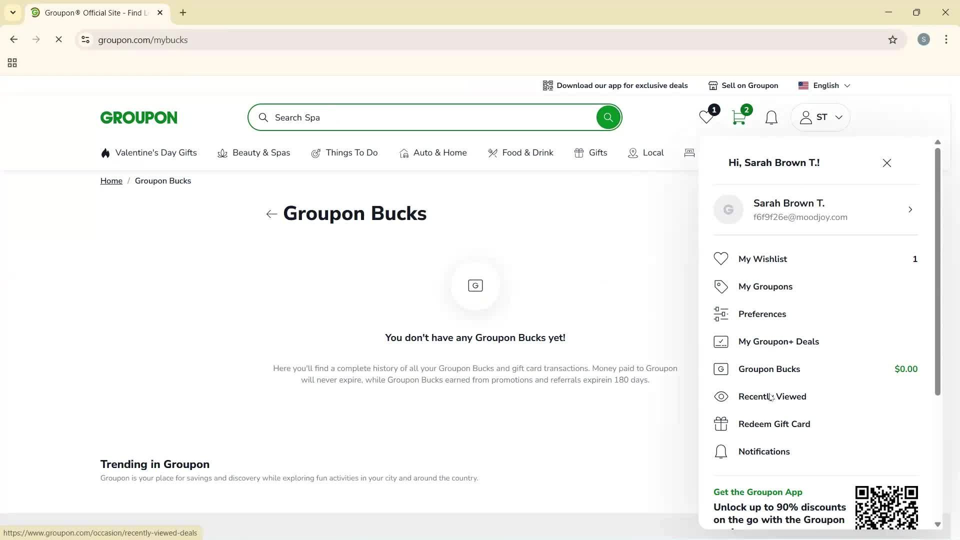 General browsing screenshot