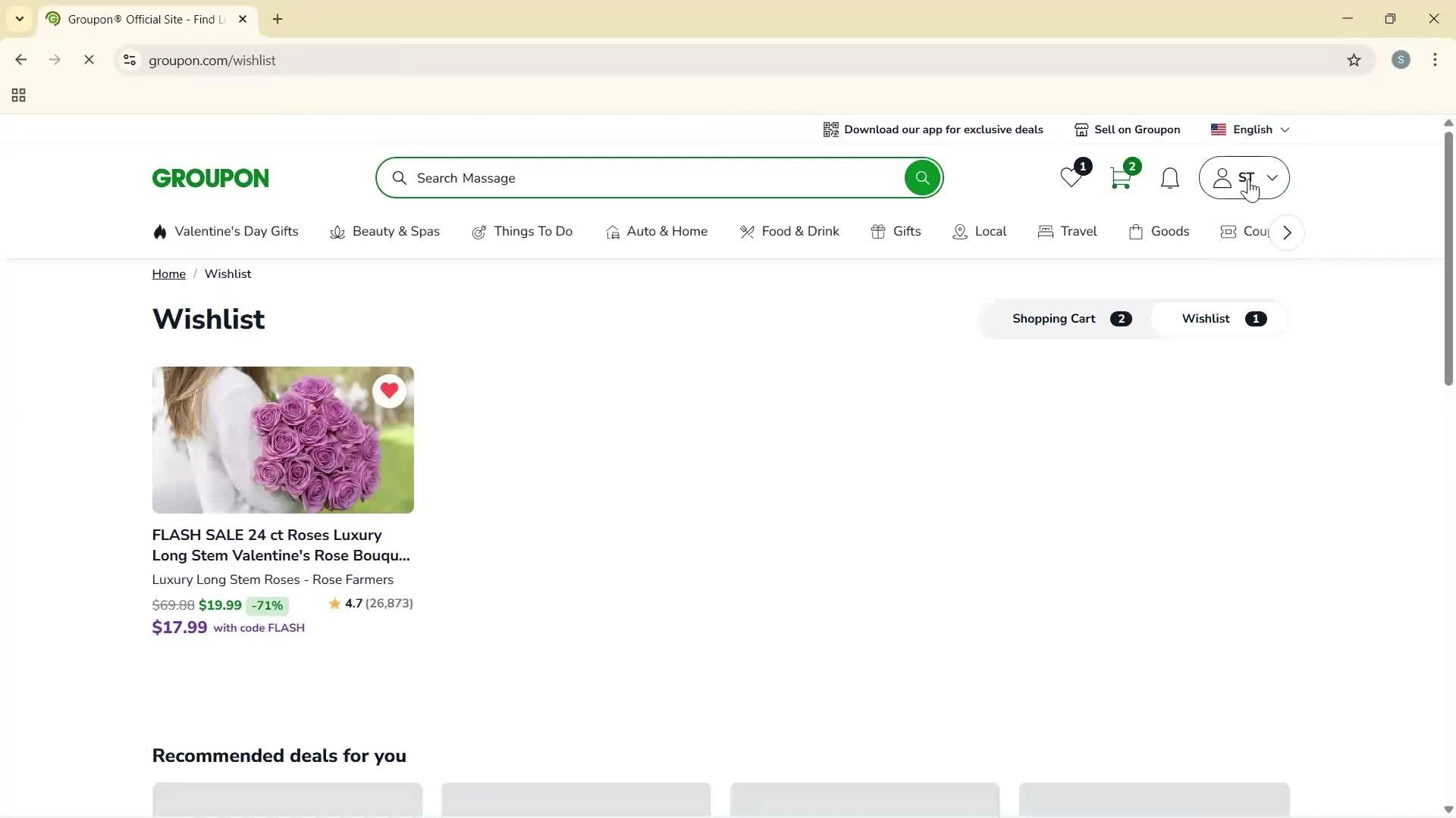 General browsing screenshot