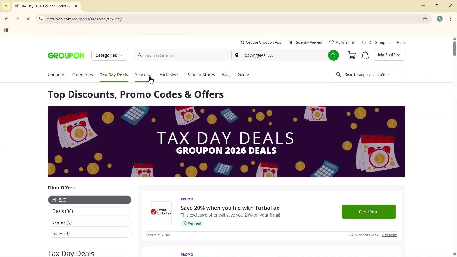 General browsing screenshot