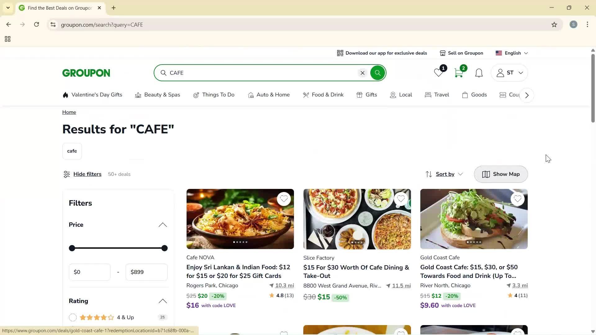 General browsing screenshot