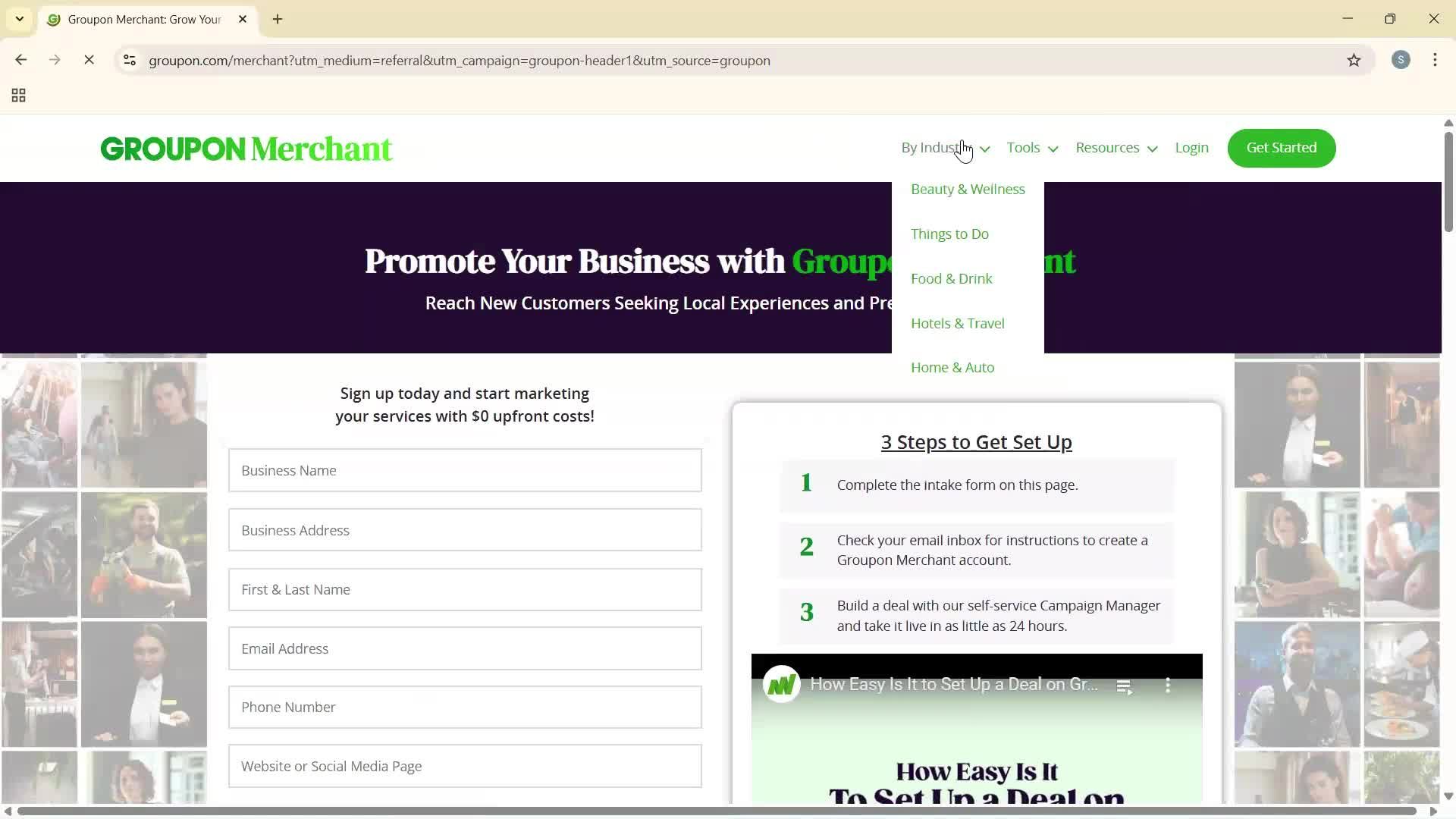 General browsing screenshot