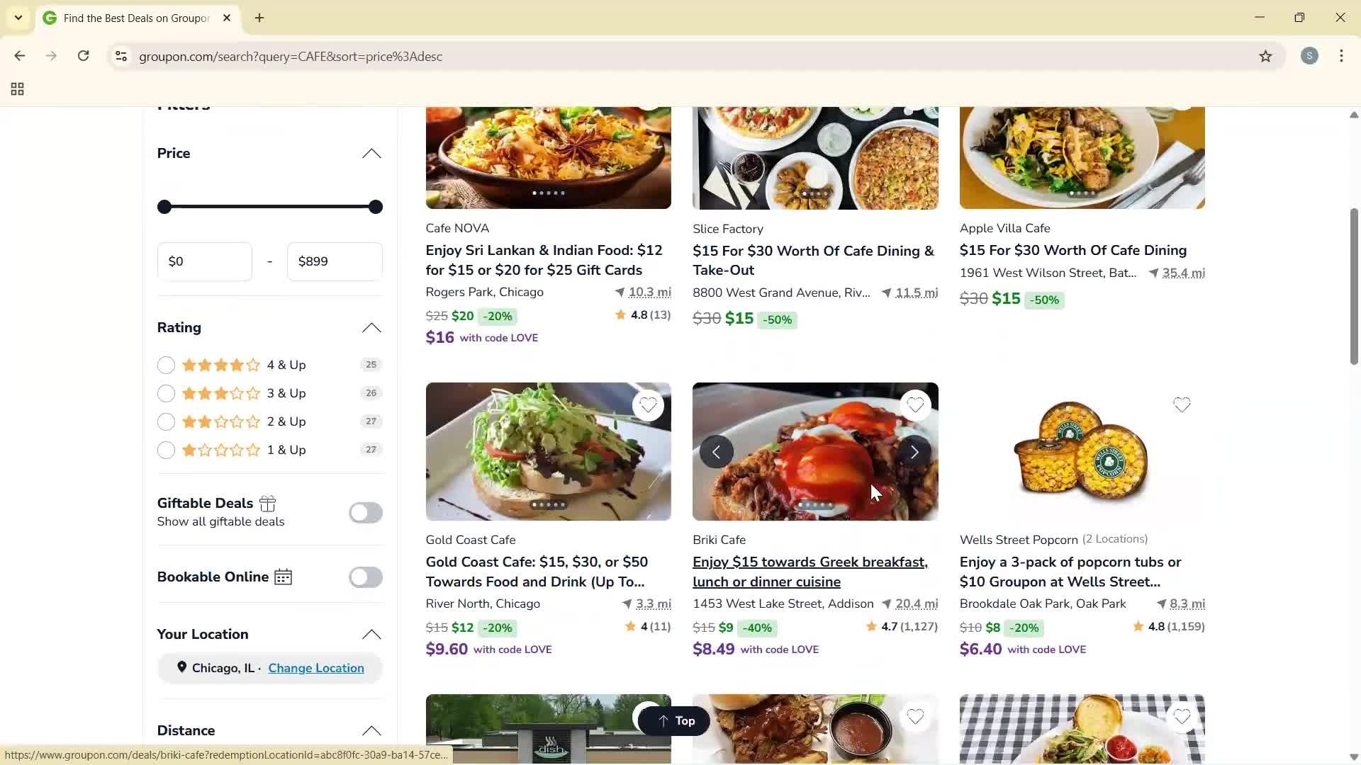 General browsing screenshot