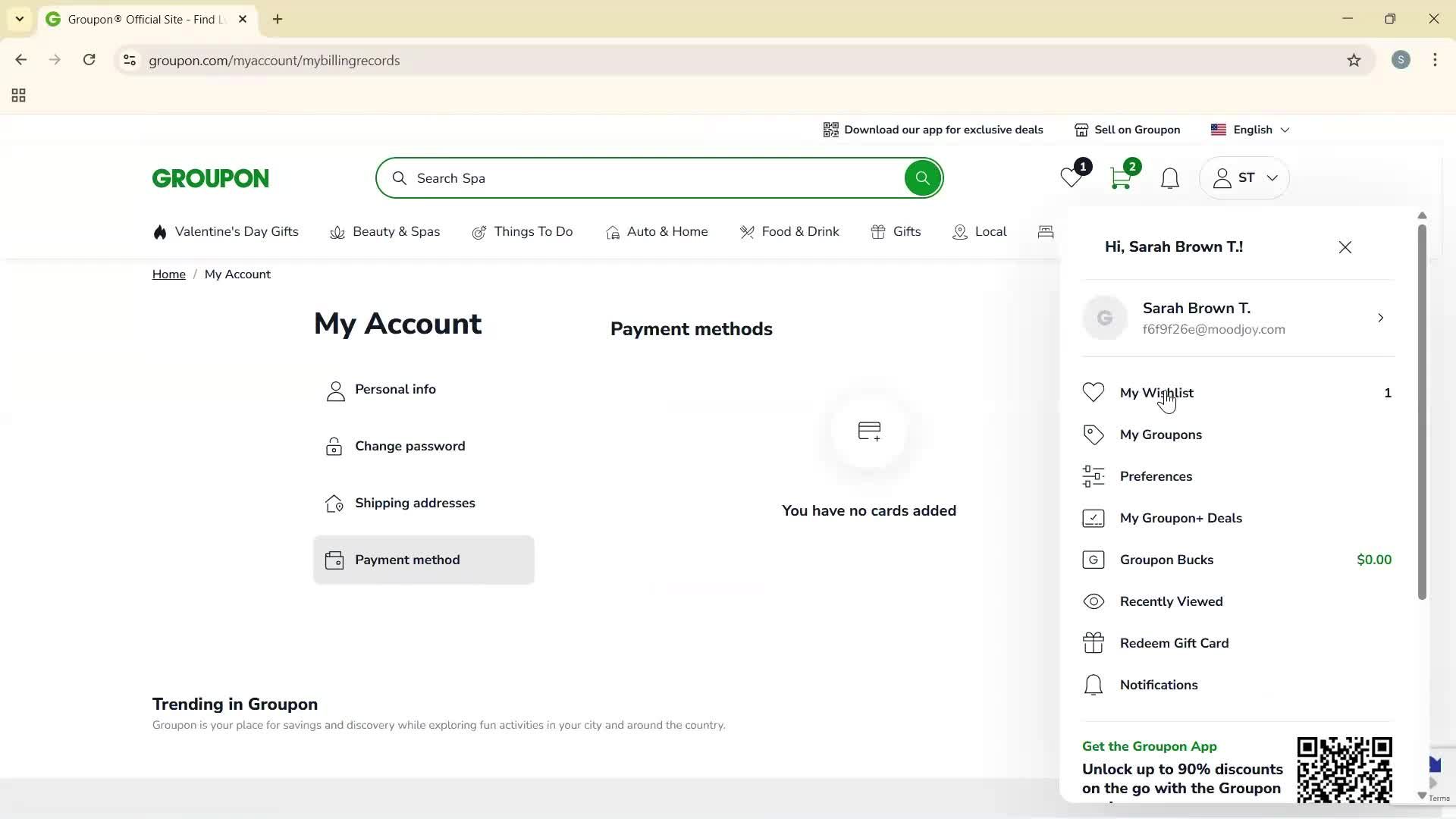 General browsing screenshot