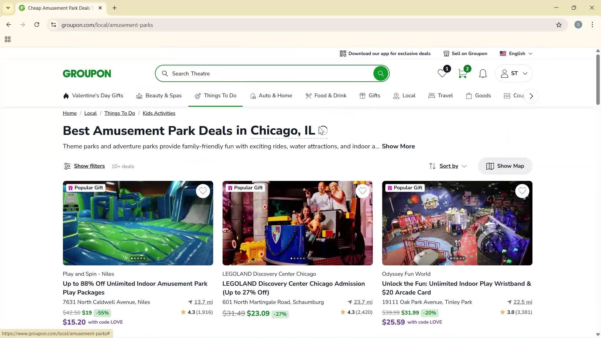 General browsing screenshot