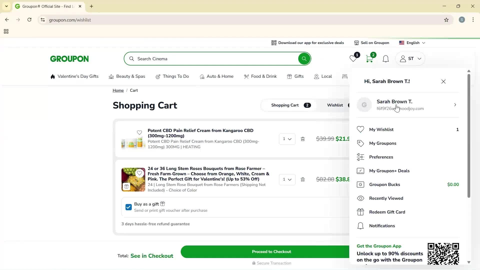 General browsing screenshot