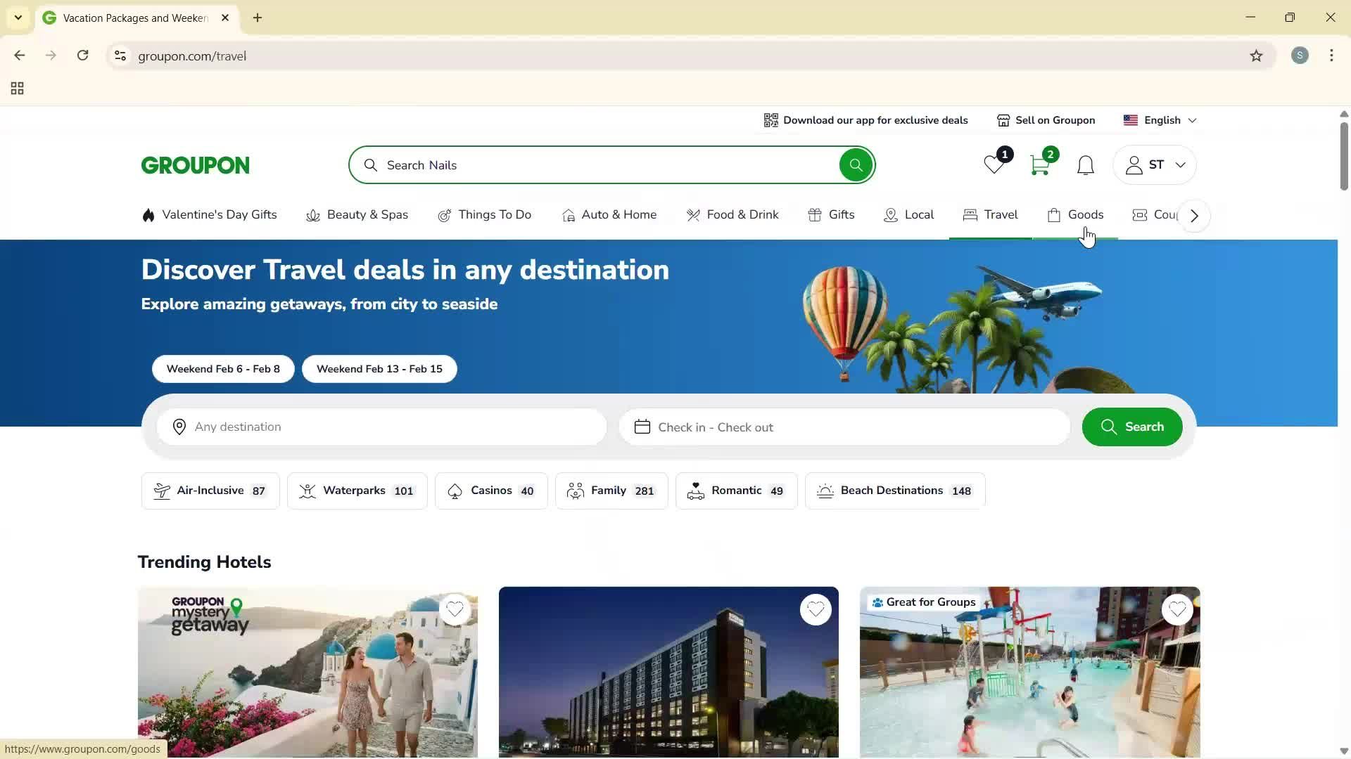 General browsing screenshot