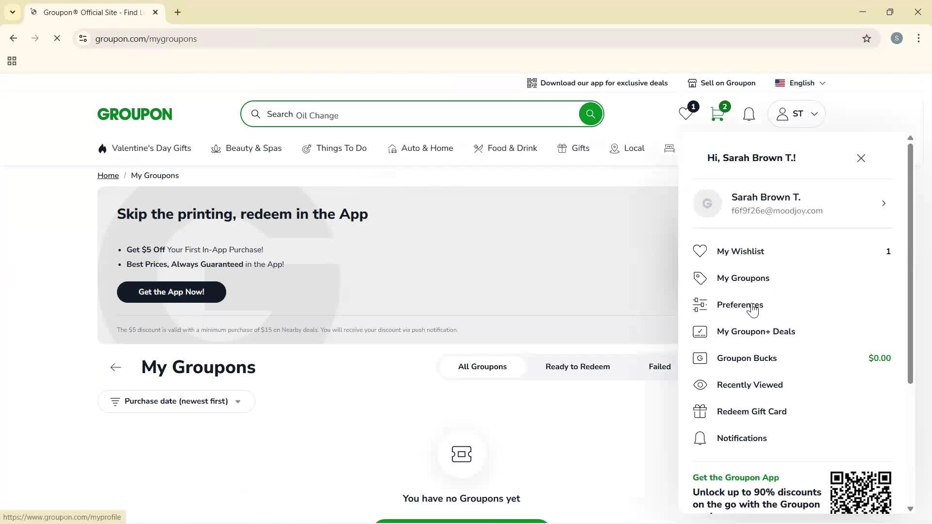 General browsing screenshot