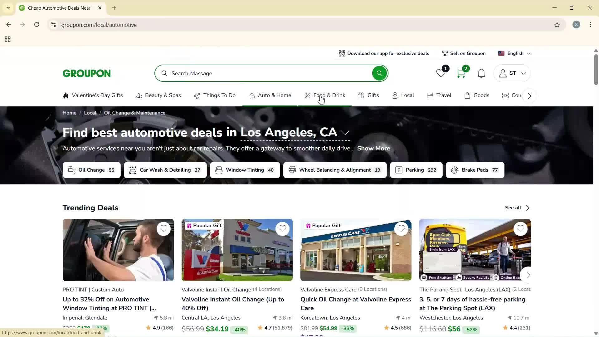 General browsing screenshot