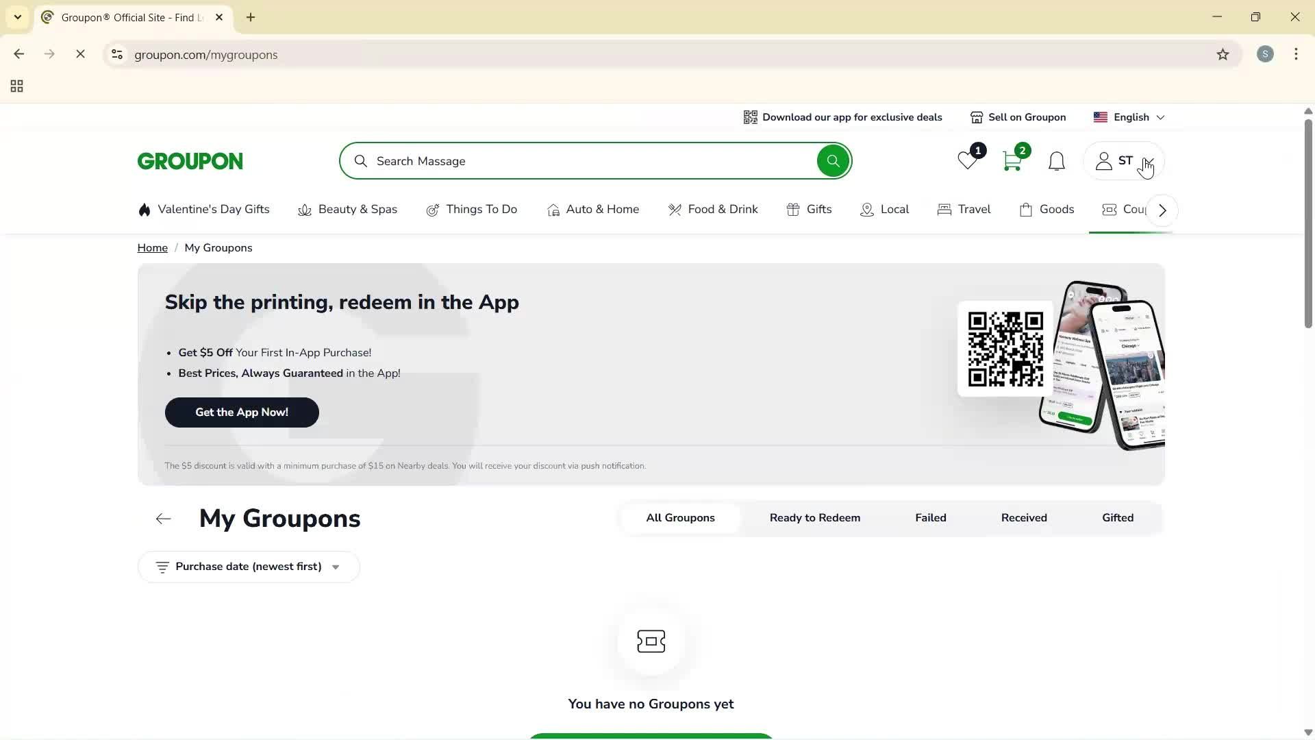 General browsing screenshot