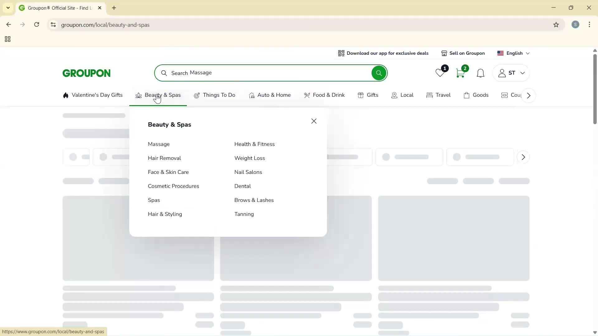 General browsing screenshot