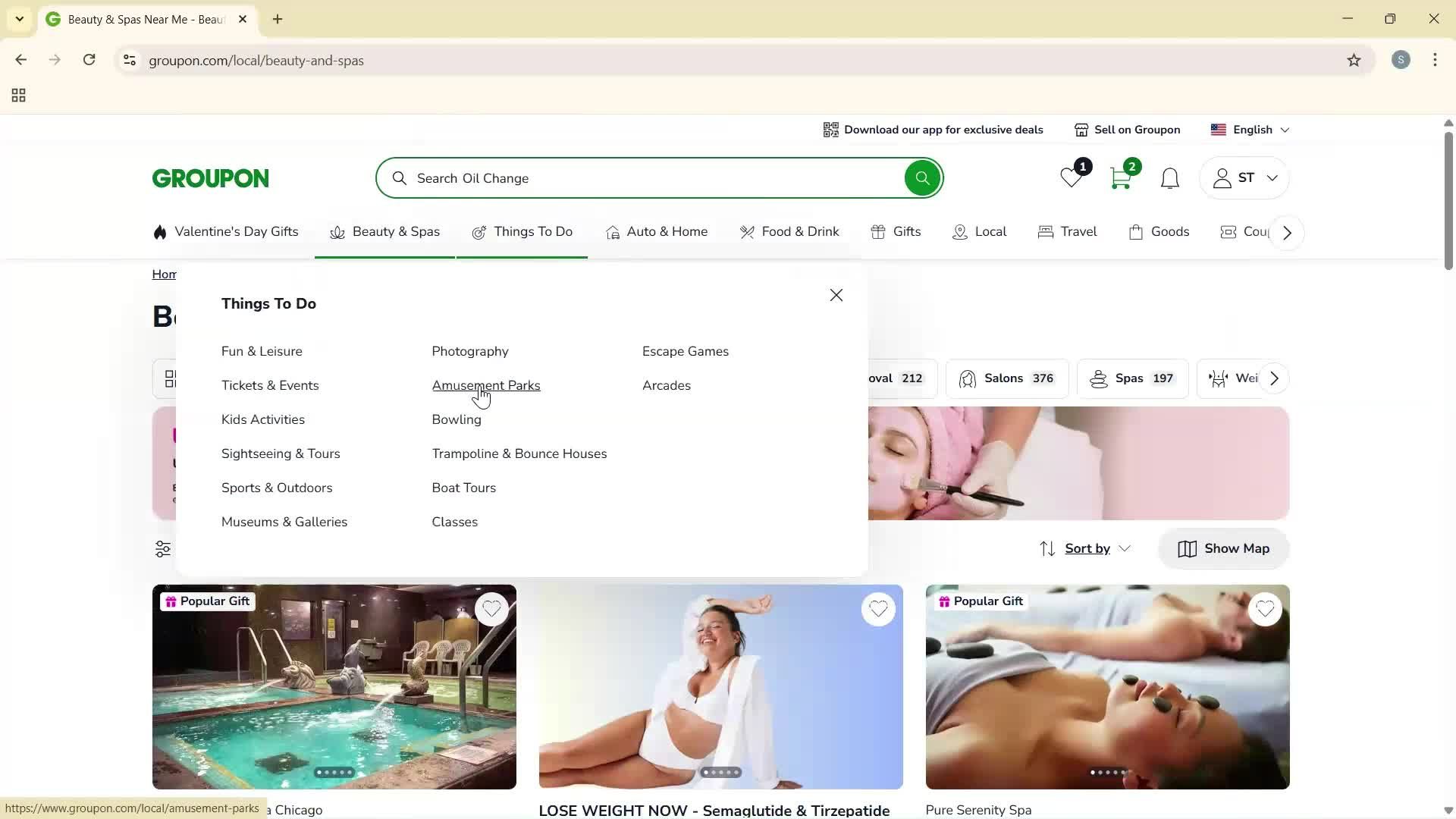 General browsing screenshot