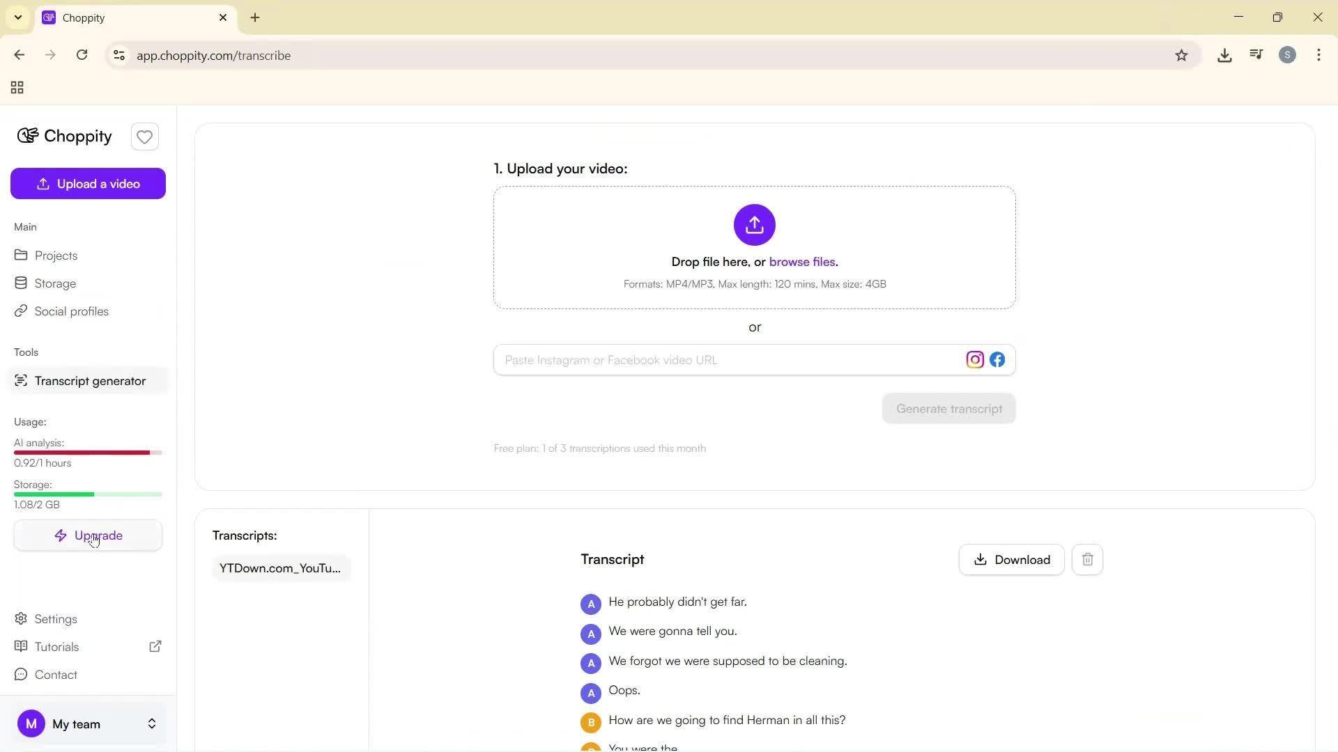 General browsing screenshot