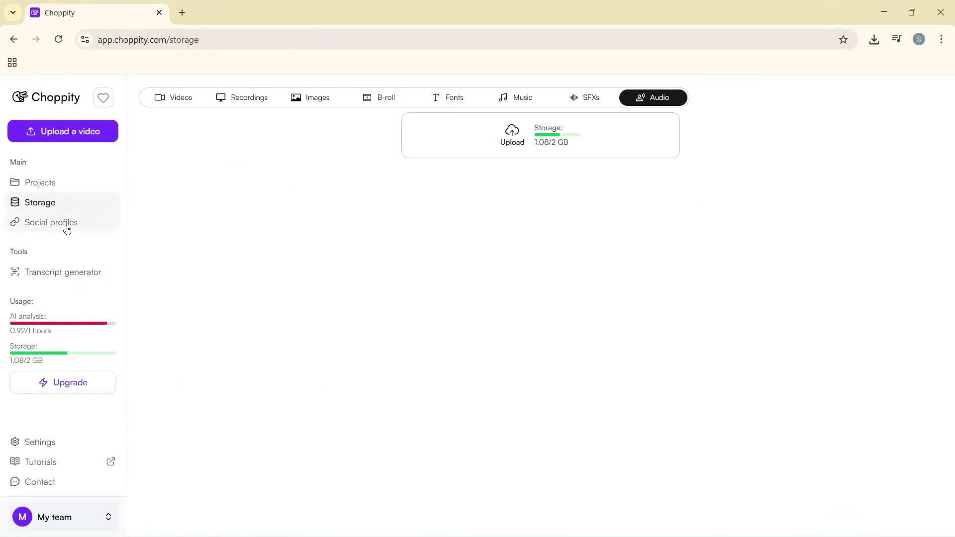 General browsing screenshot