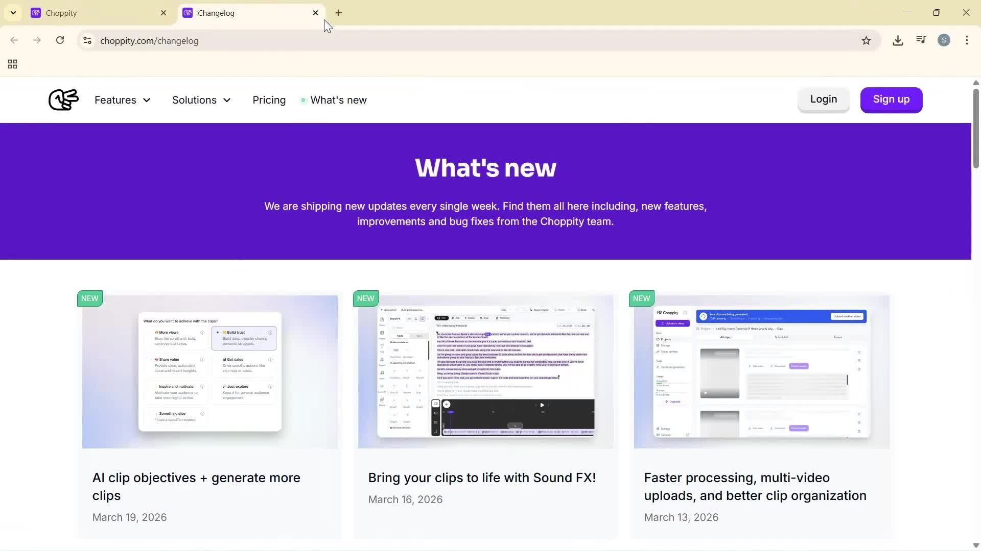 General browsing screenshot