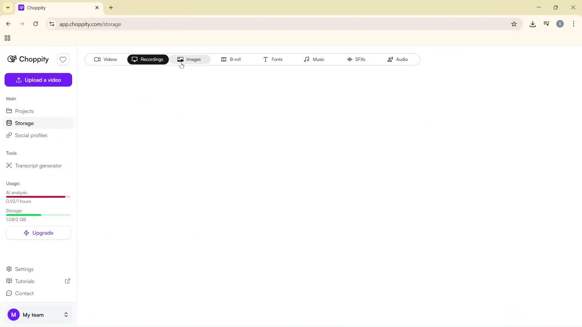 General browsing screenshot