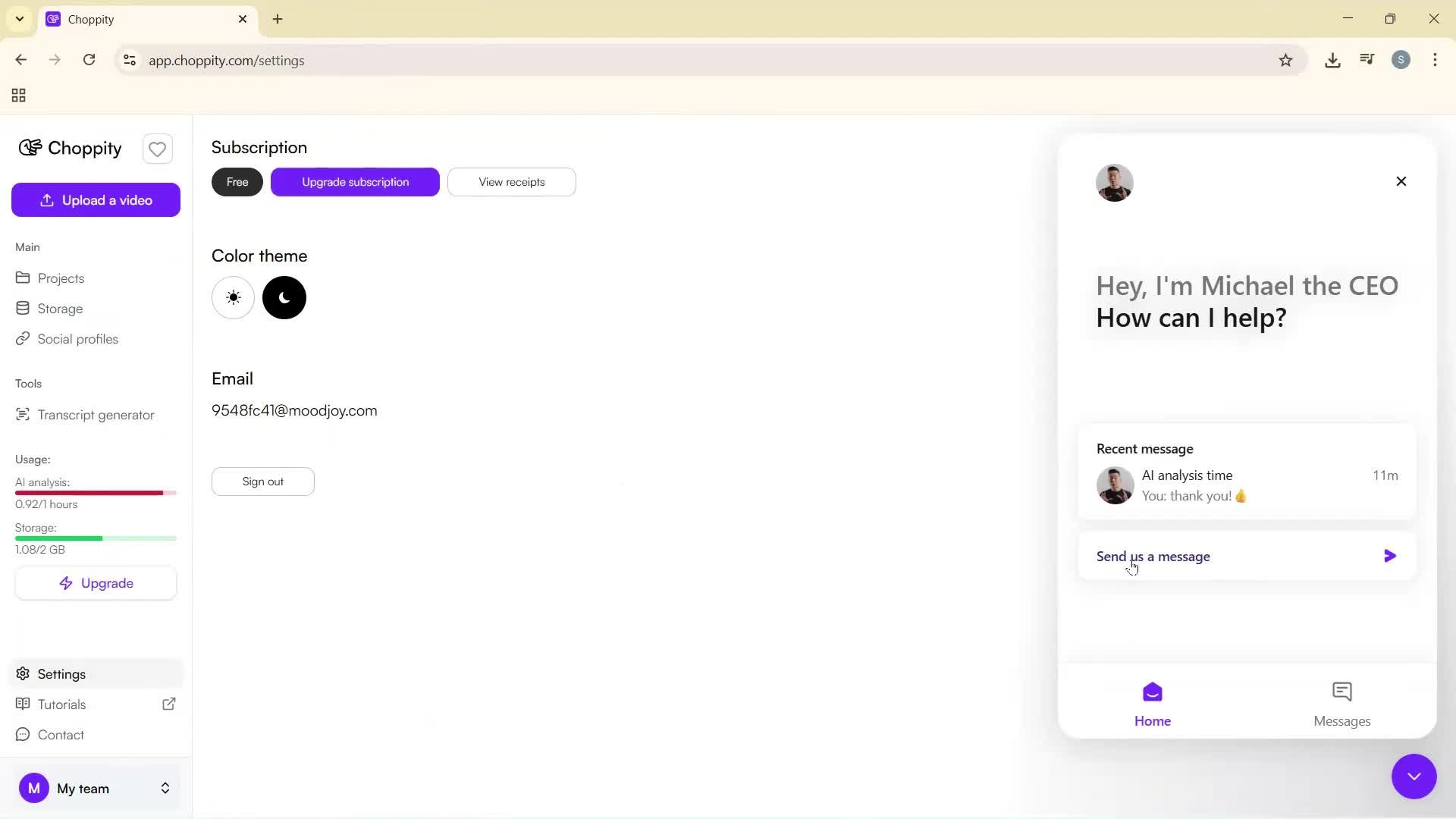 General browsing screenshot