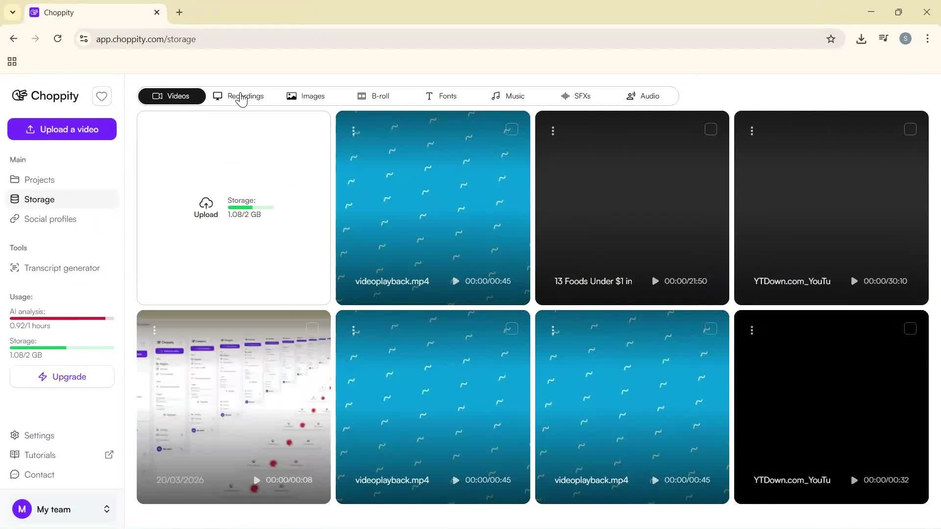General browsing screenshot