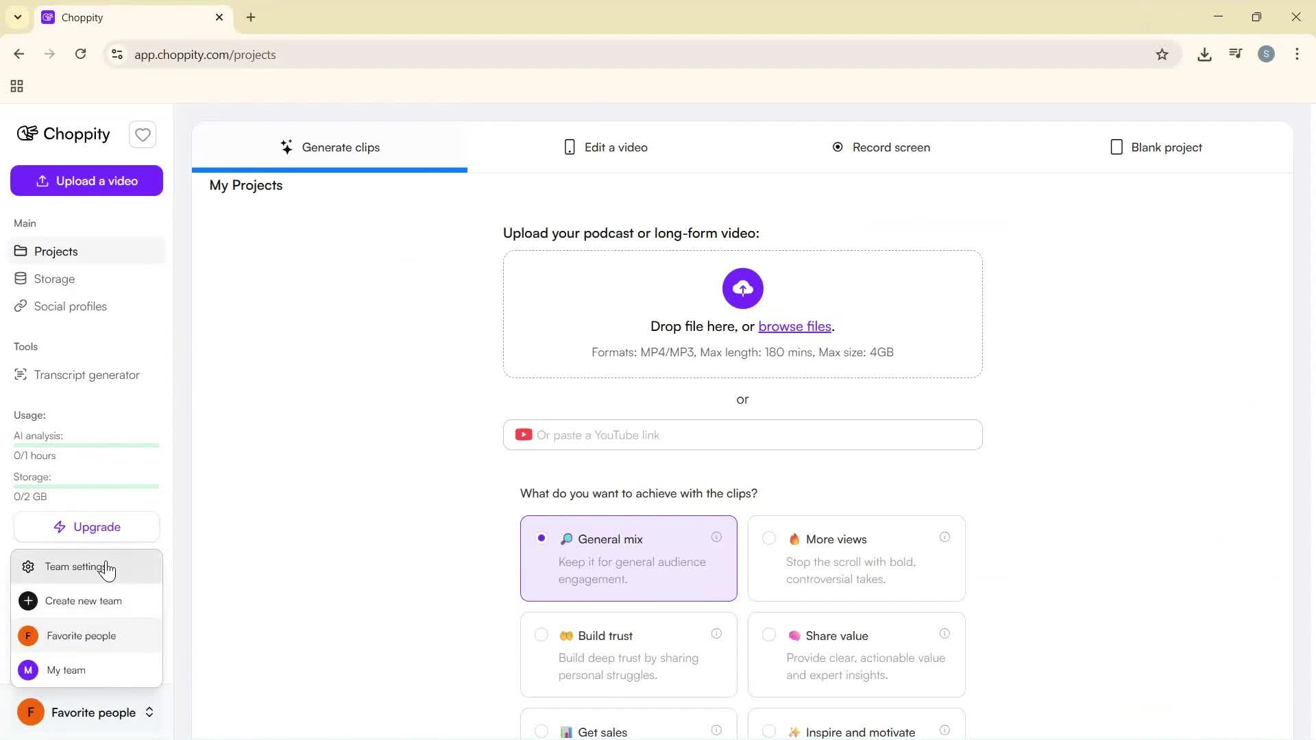 General browsing screenshot