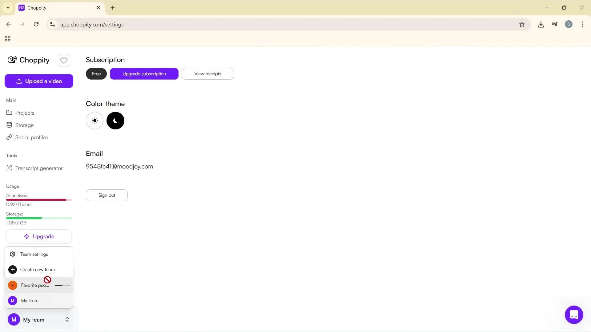 General browsing screenshot
