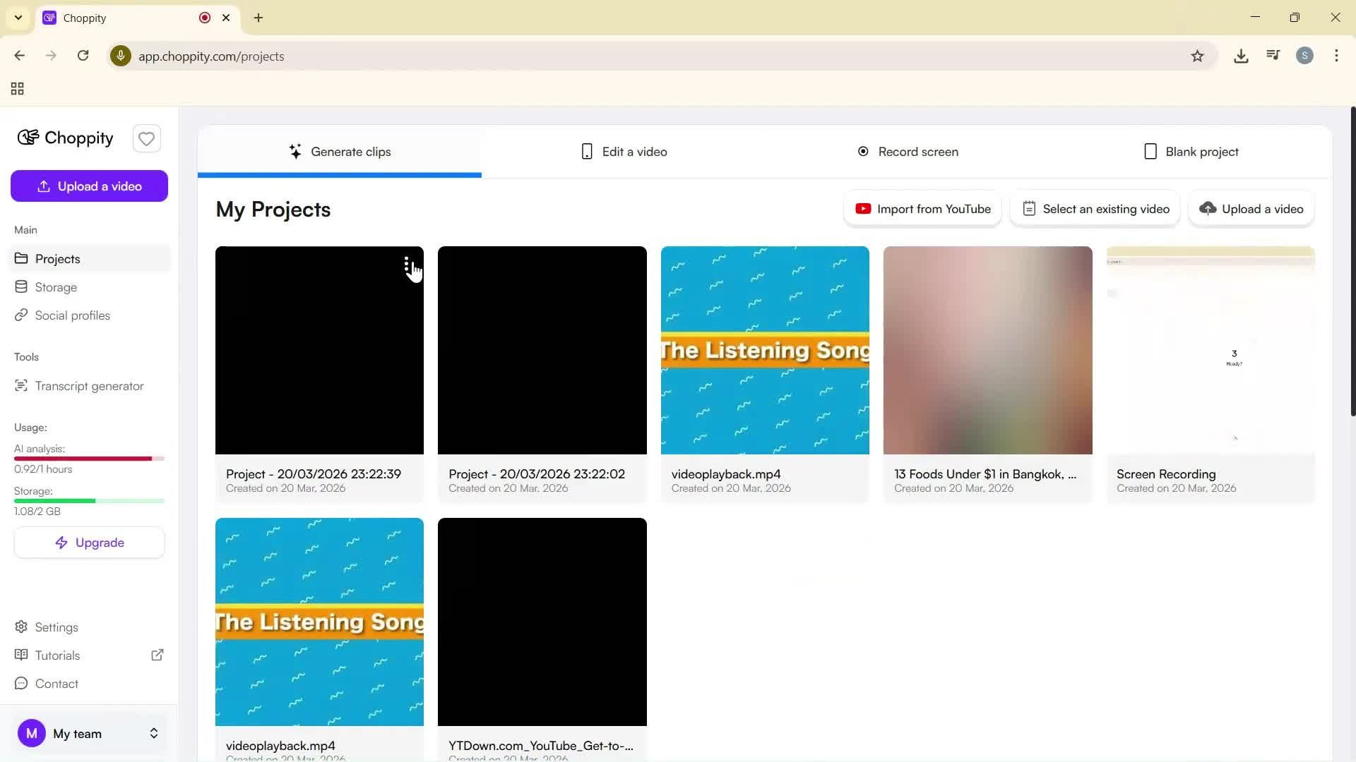General browsing screenshot