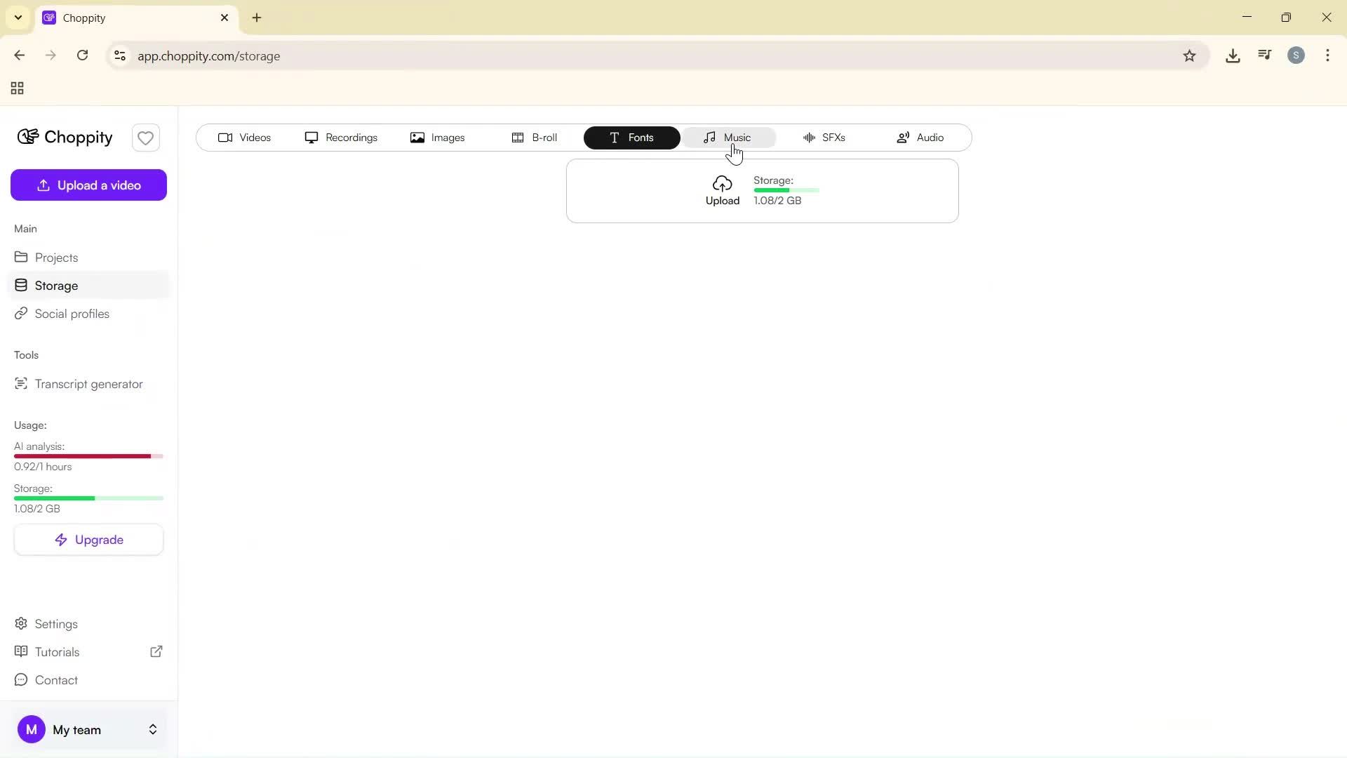 General browsing screenshot