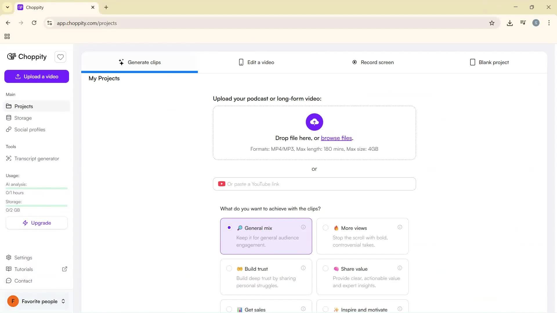 General browsing screenshot