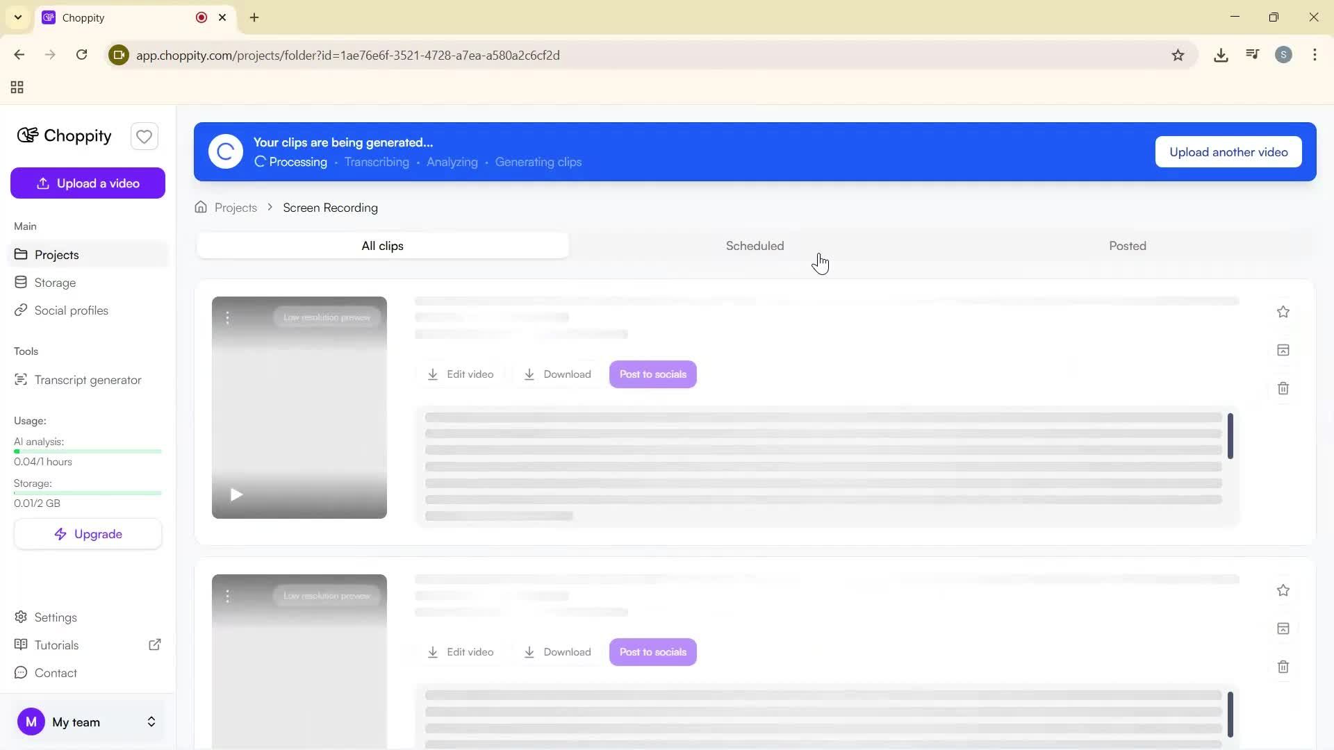 Screen recording screenshot