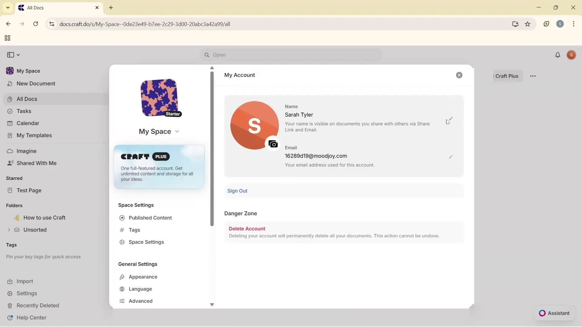 Updating your profile screenshot