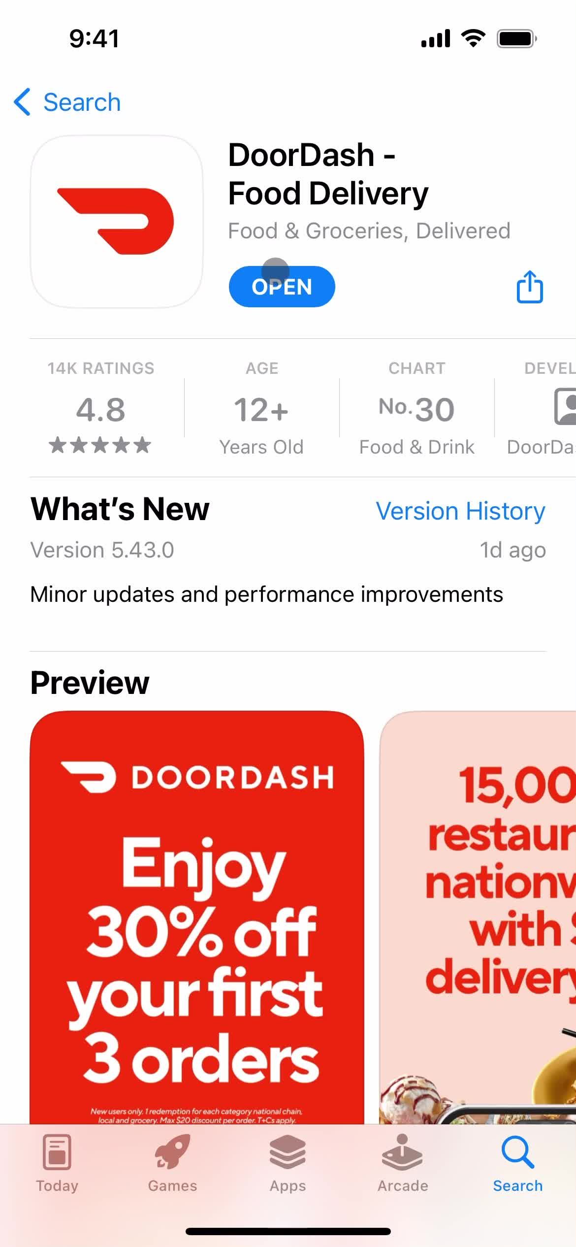 Invite code redeeming on DoorDash video thumbnail