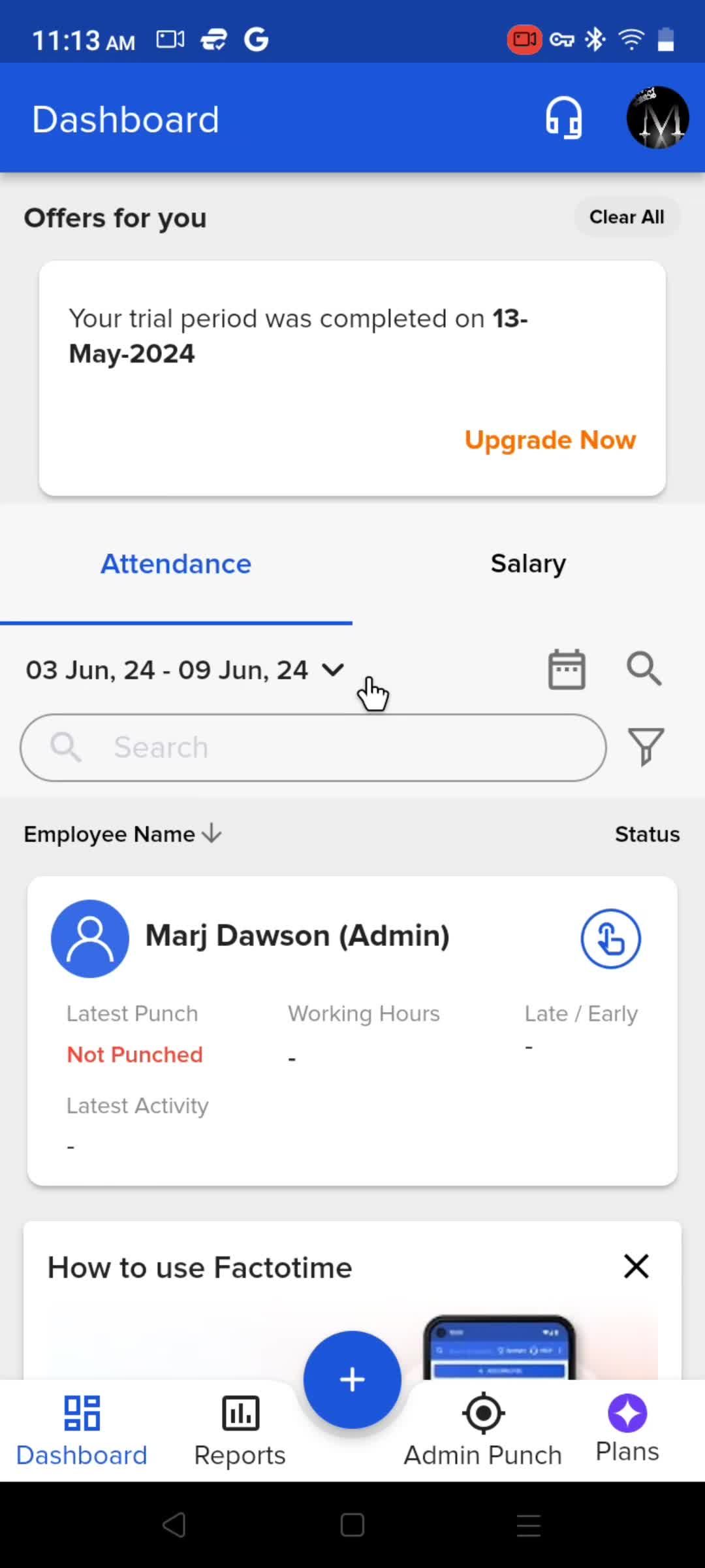 factoTime screenshot
