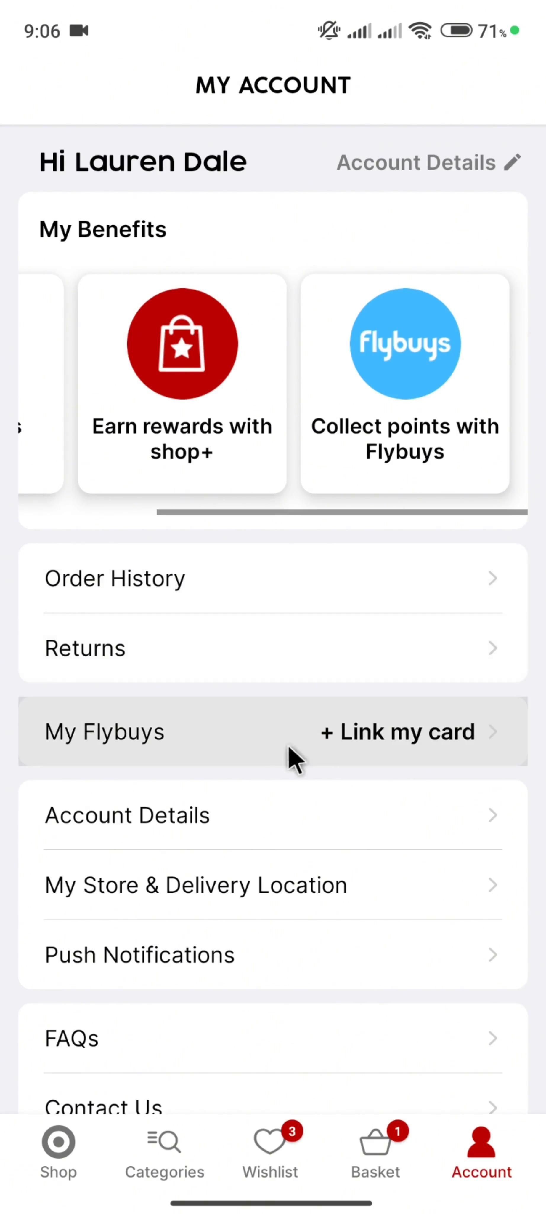 Linking a card on Target video thumbnail