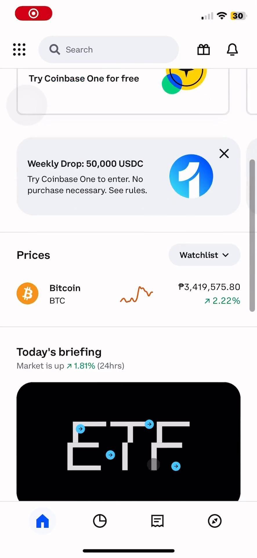 General browsing on Coinbase video thumbnail