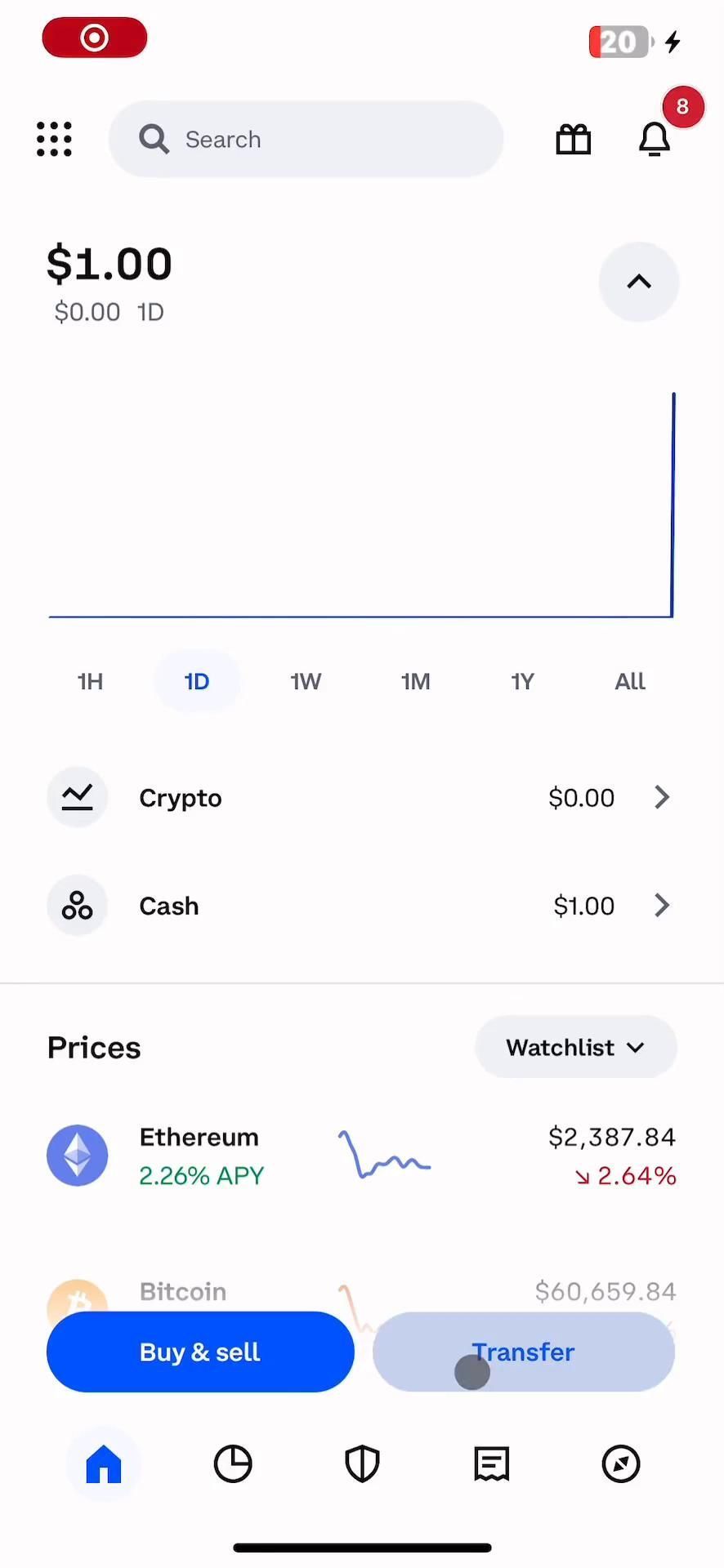 Adding cash on Coinbase video thumbnail