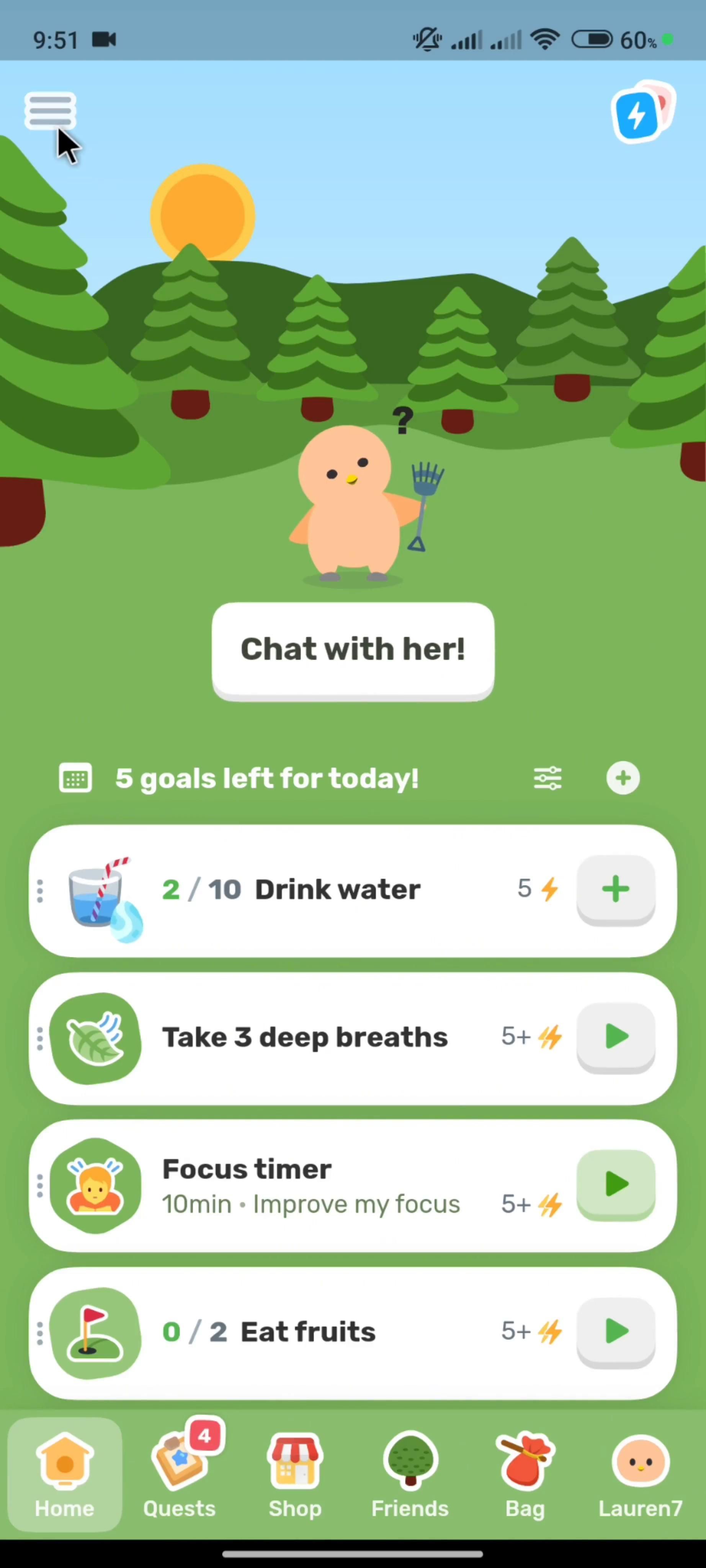 Finch screenshot