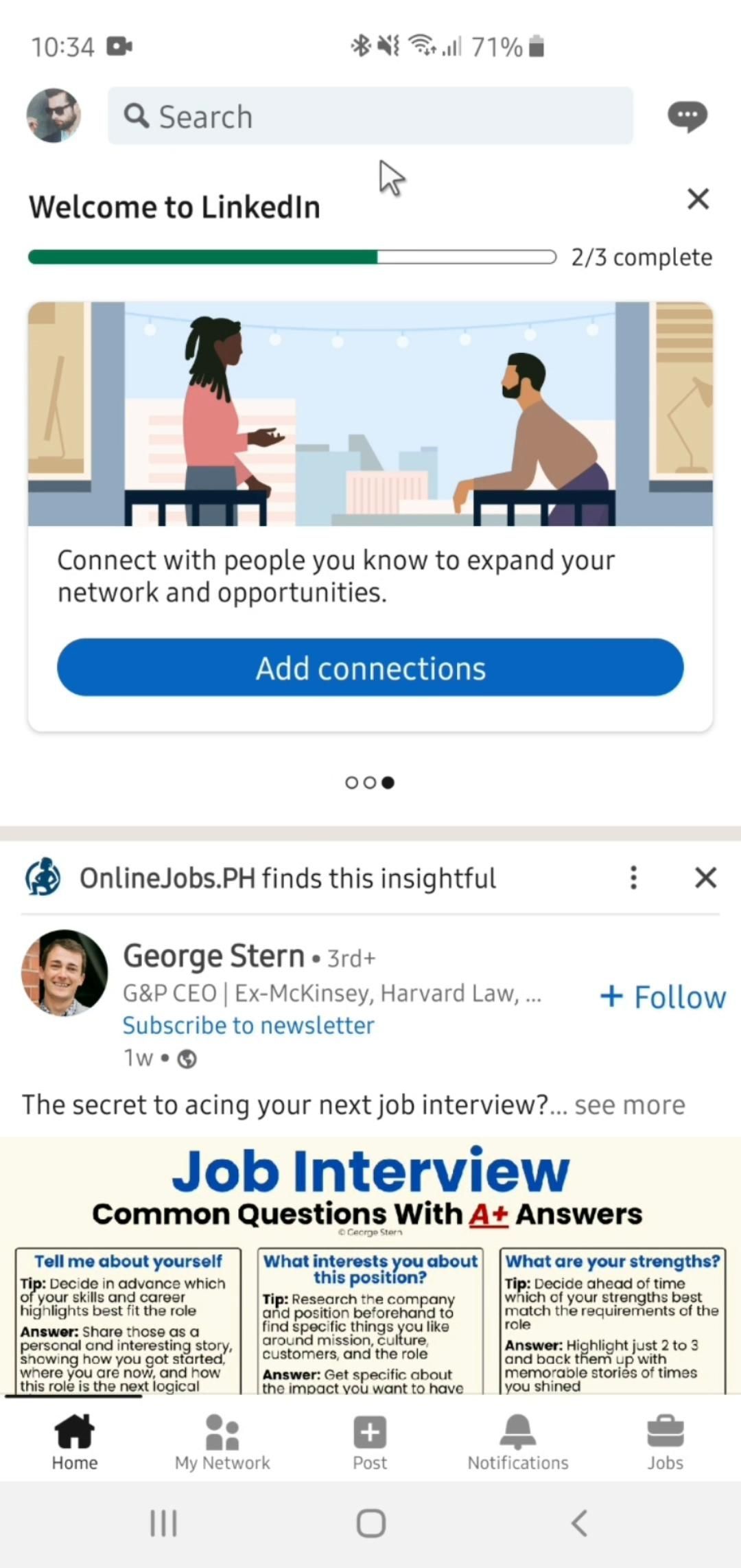 LinkedIn screenshot