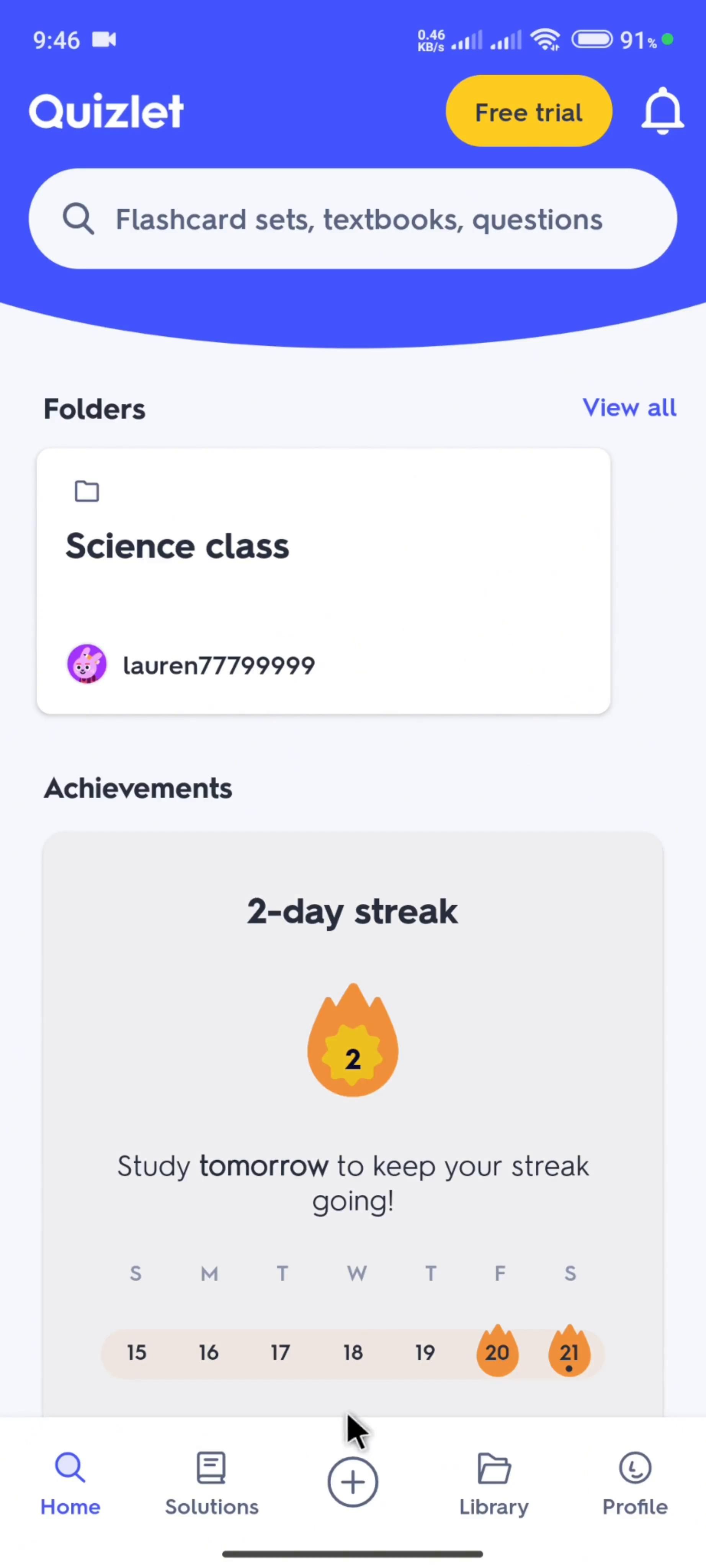 Quizlet screenshot