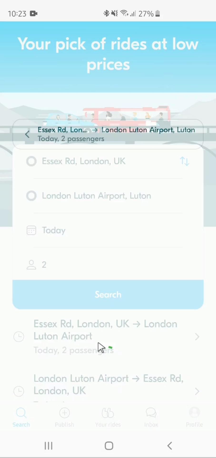 BlaBlaCar screenshot