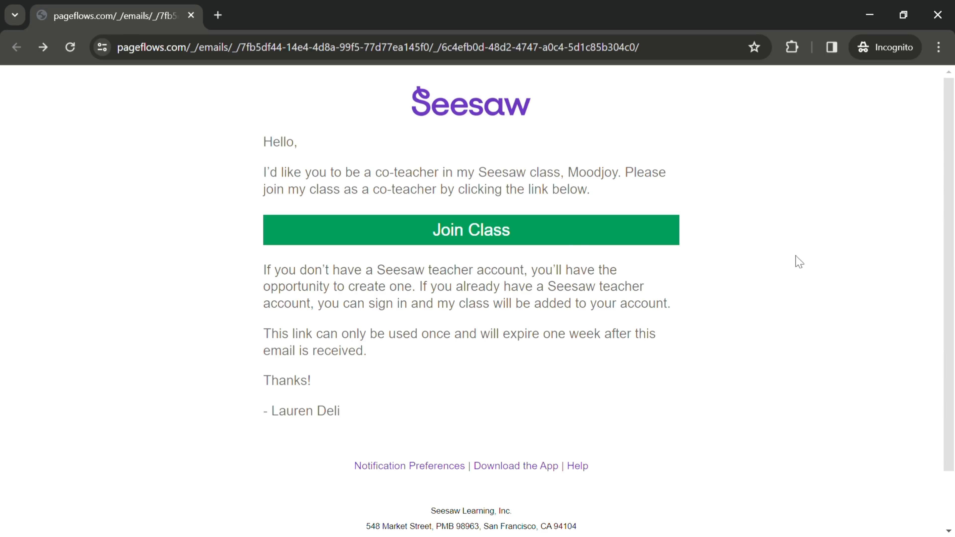 Accepting an invite on Seesaw video thumbnail