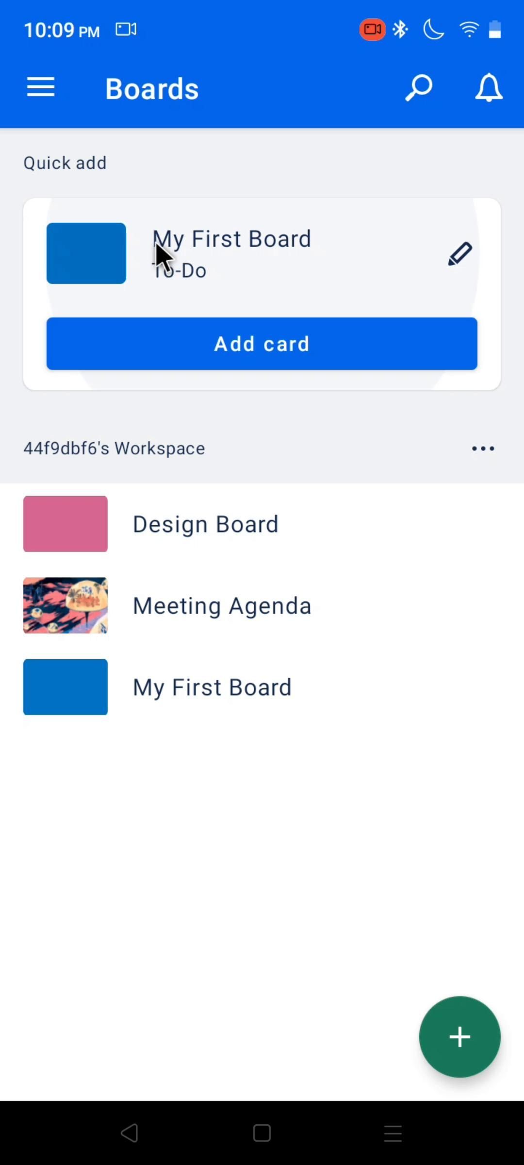 Trello screenshot